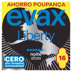 Pensos Higiénicos Liberty Noite com Abas Pensos Higiénicos Liberty Noite com Abas
