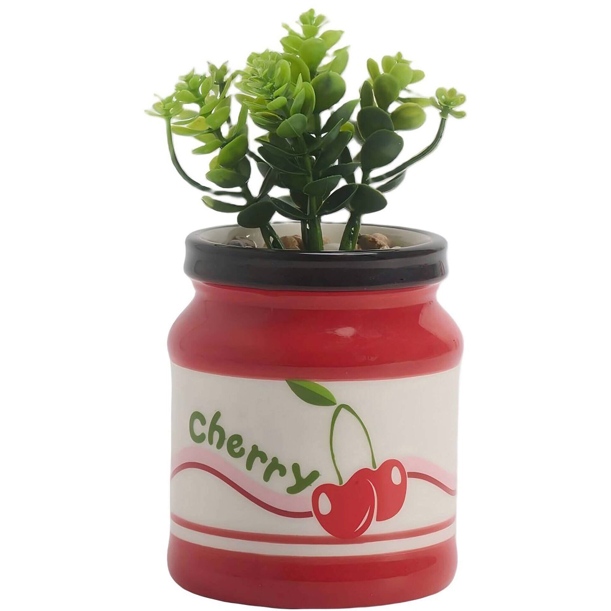 Planta Artificial Vaso com Cereja Kasa