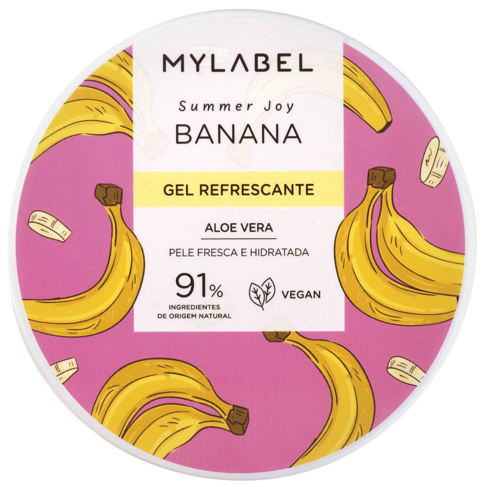 Gel Corporal Refrescante Banana emb. 300 ml MyLabel Continente Online