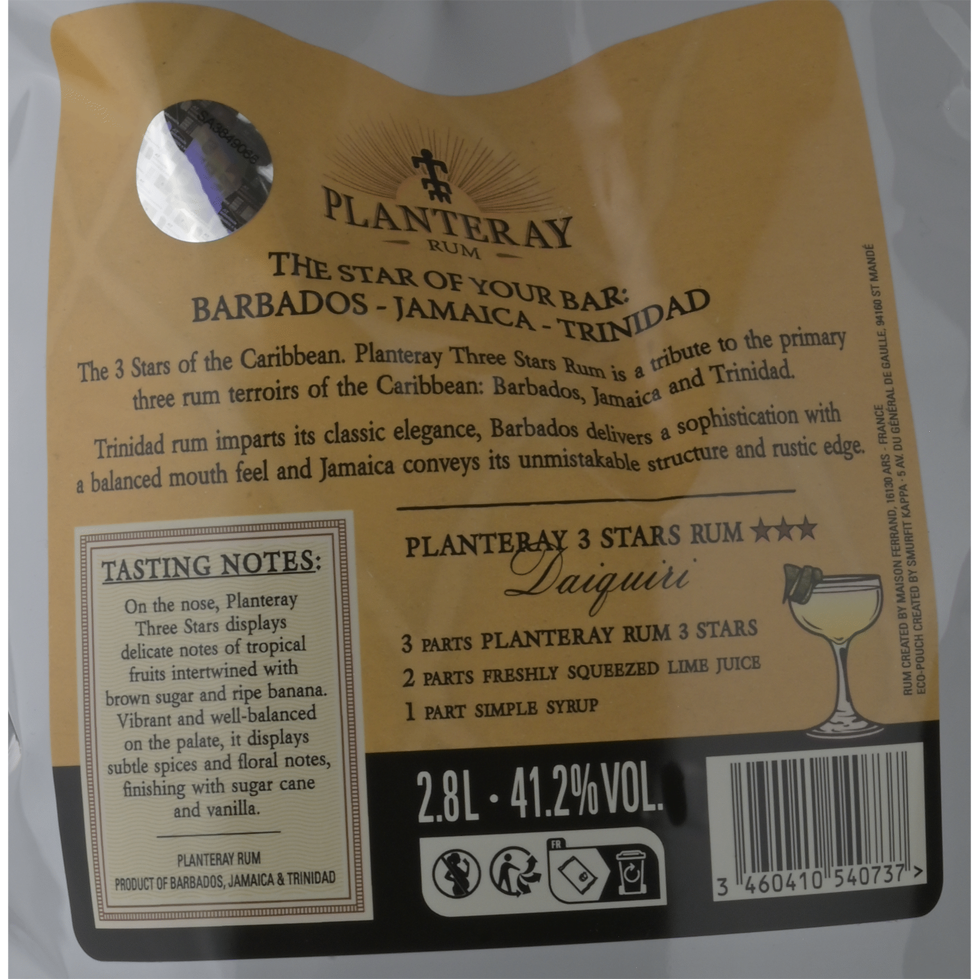 Planteray Rum 3 Stars