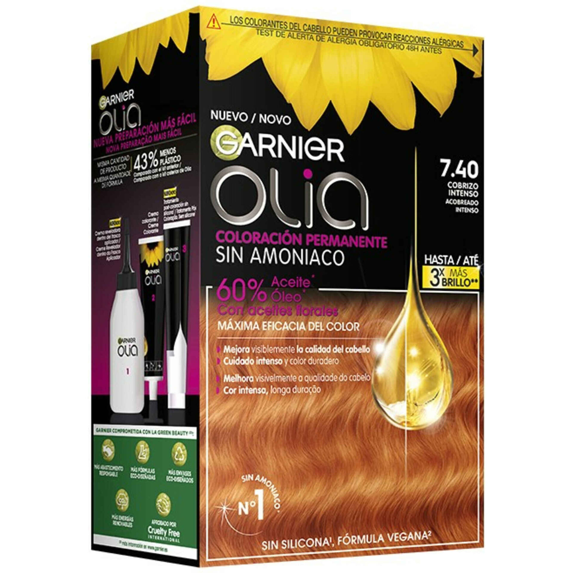 Colocação Permanente Olia Bold Acobreado Intenso 7.40