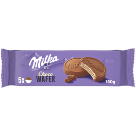 Bolachas Wafers de Chocolate de Leite Milka