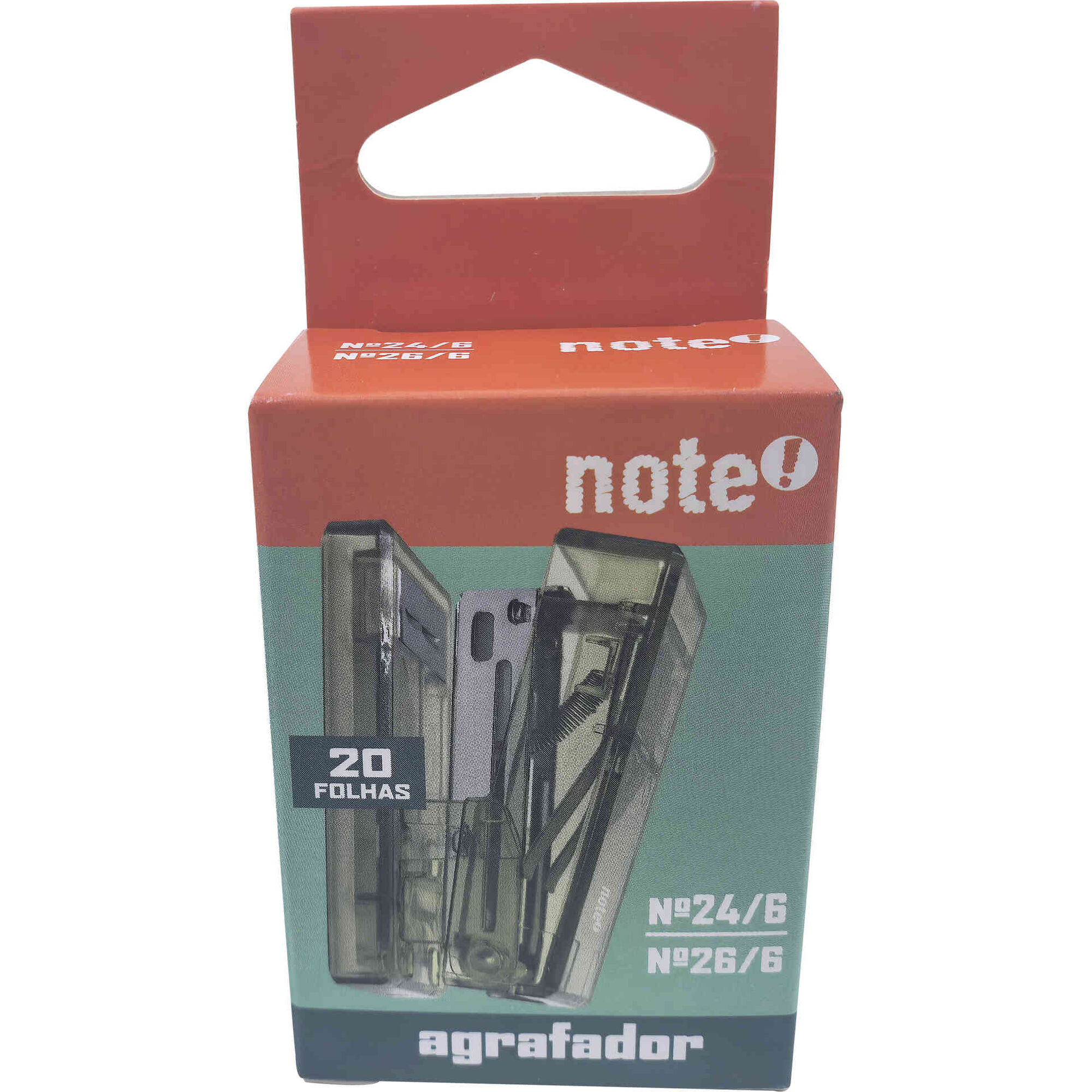 Agrafador Mini Transparente (v&aacute;rias cores) Note!