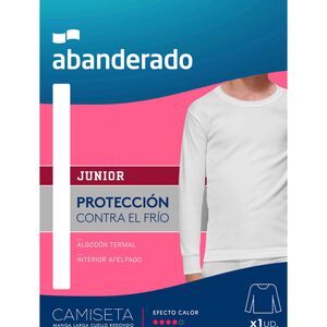 Camisola Interior Térmica Criança Branco Abanderado