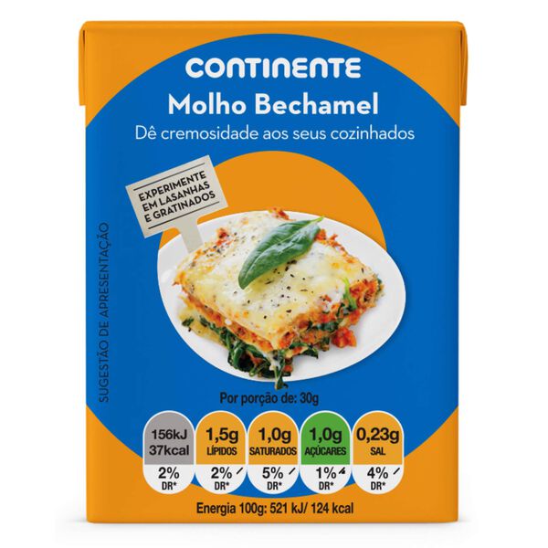 Molho Bechamel Continente
