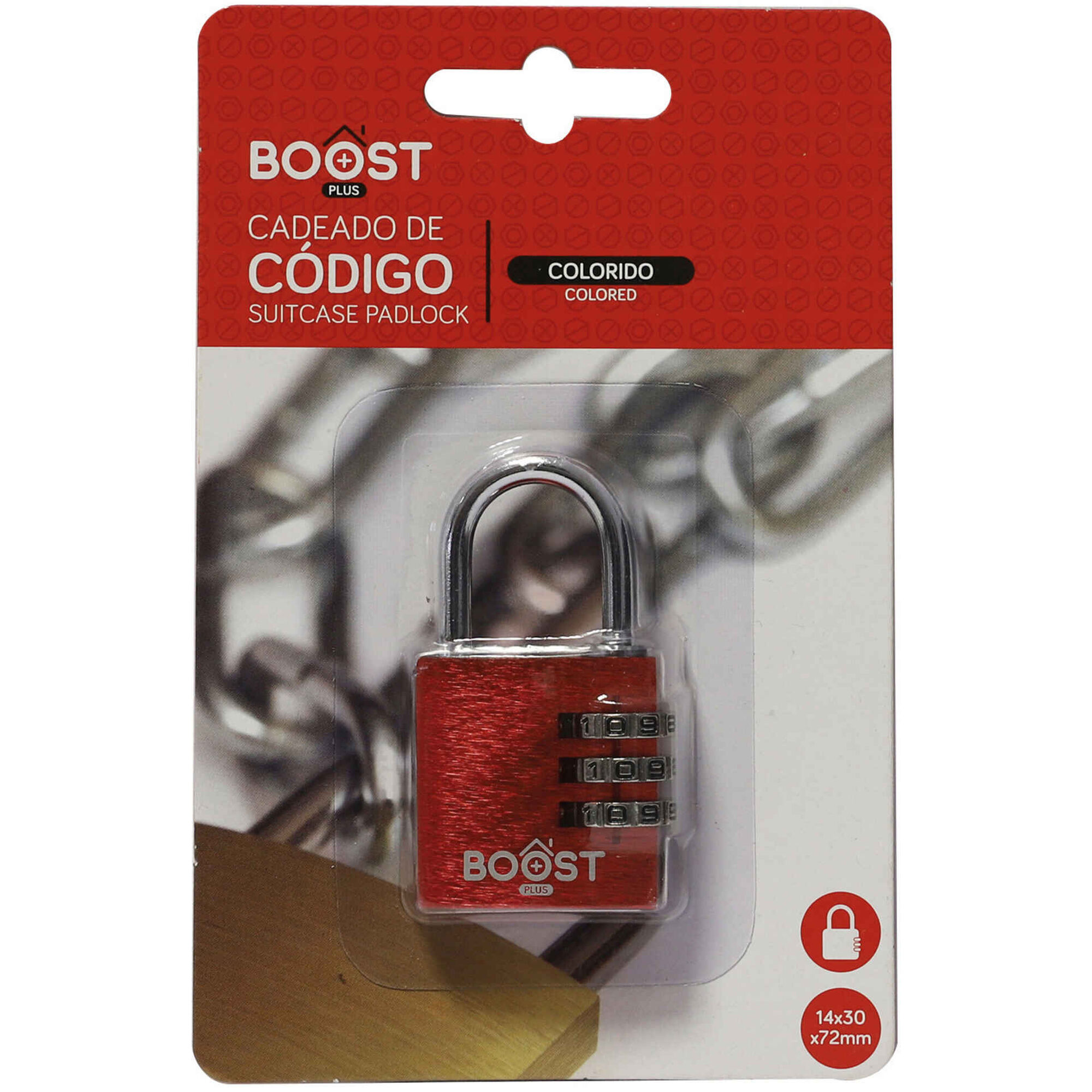 Cadeado com Código (várias cores)