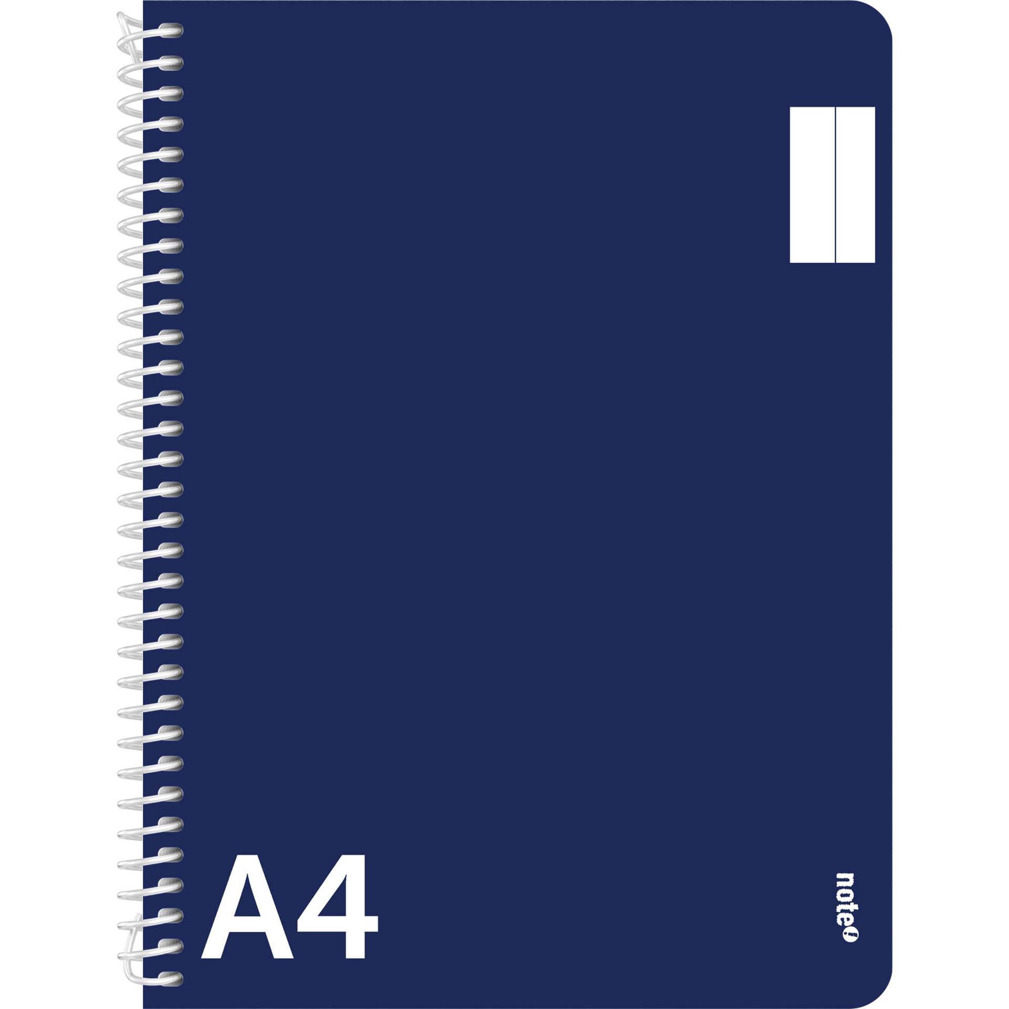 Caderno Espiral Liso A4 Azul Note!