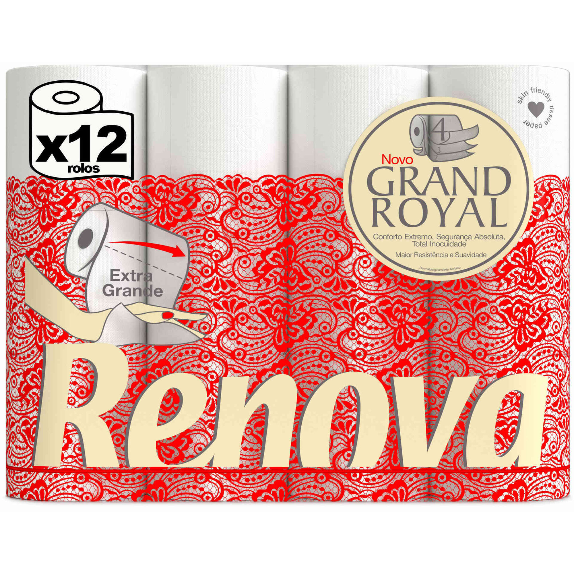 Papel Higiénico 4 Folhas Grand Royal