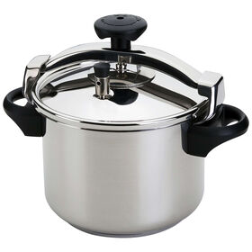 Panela Pressão Aço Inoxidável 6L Tradicional Panela Pressão Aço Inoxidável 6L Tradicional