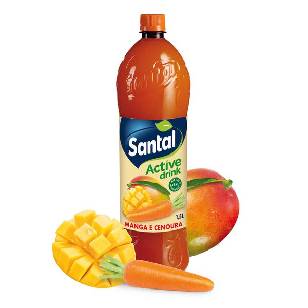 Refrigerante sem Gás Manga e Cenoura Santal