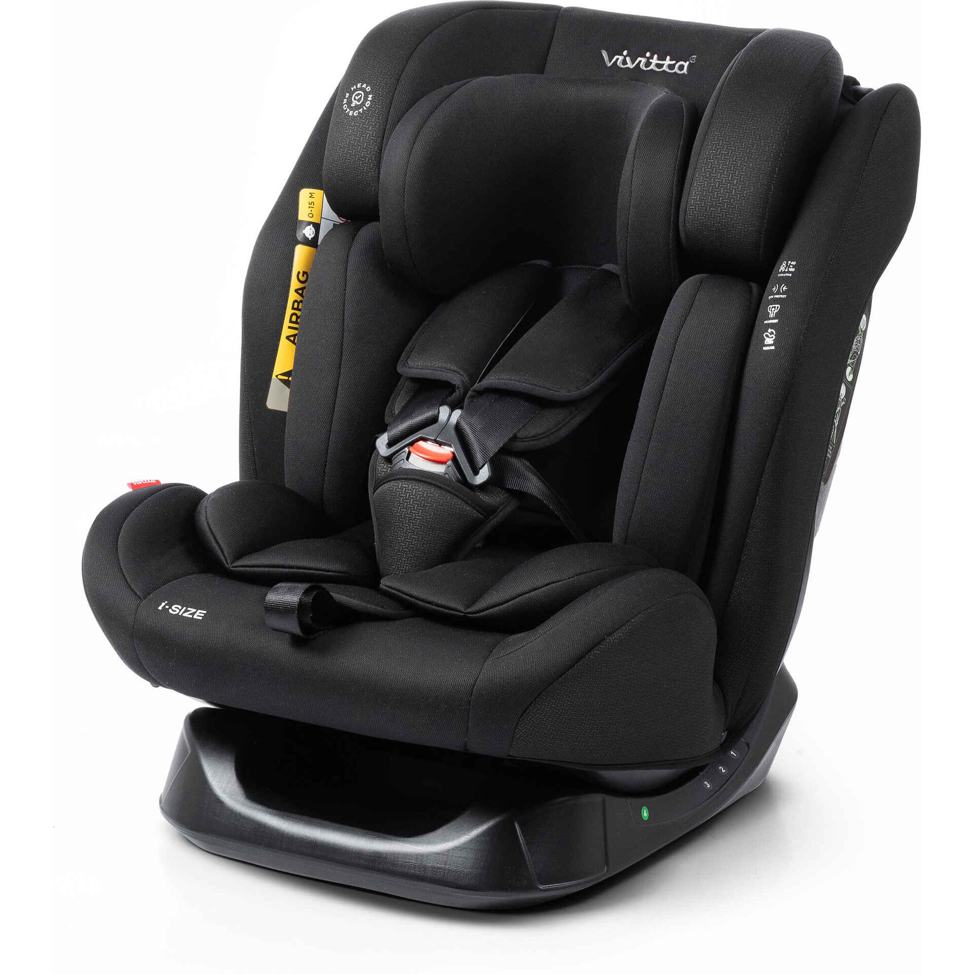 Cadeira Auto I-Size 40-150cm Preta Eder Cadeira Auto I-Size 40-150cm Preta Eder
