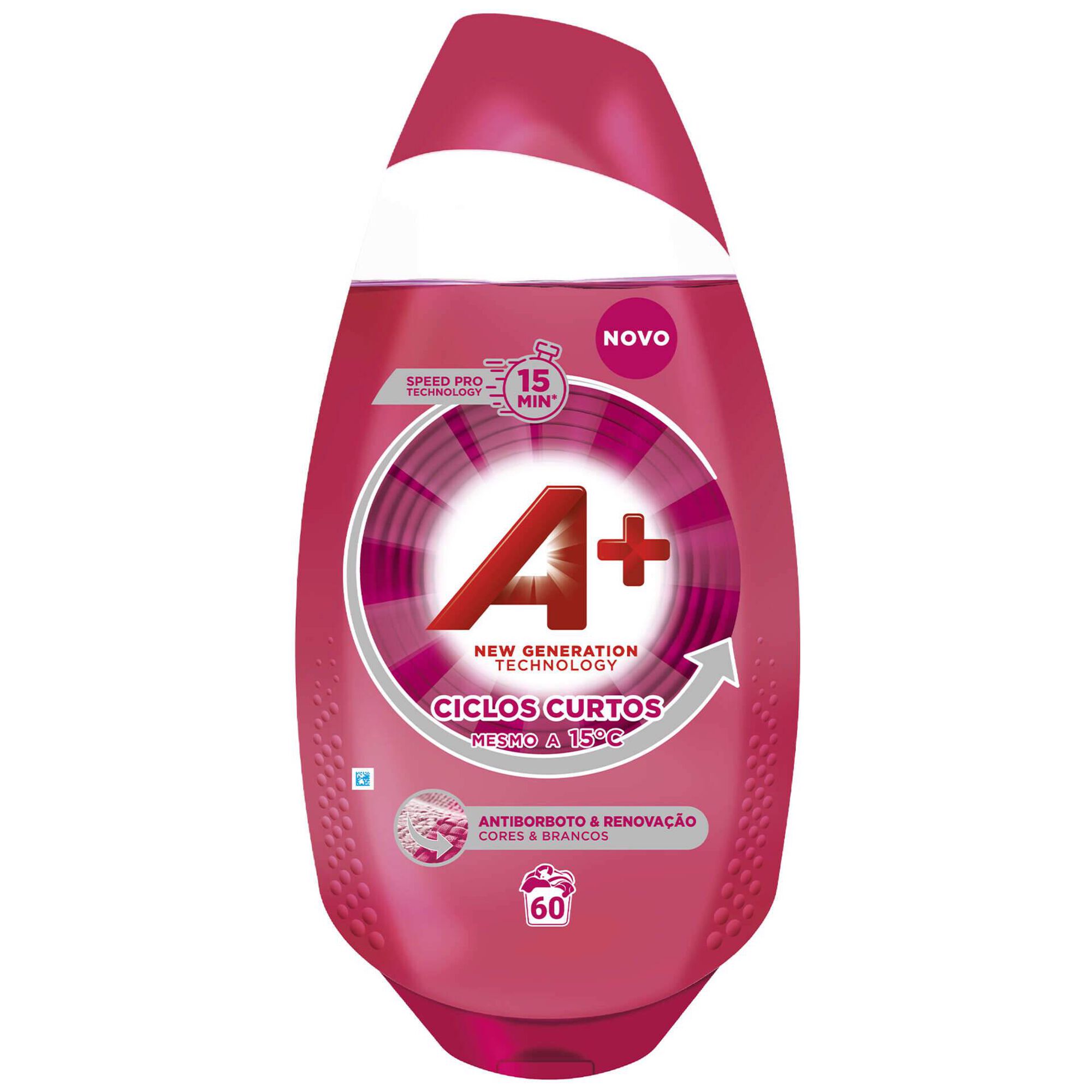 Detergente M&aacute;quina Roupa L&iacute;quido Ciclos Curtos Antiborboto A+