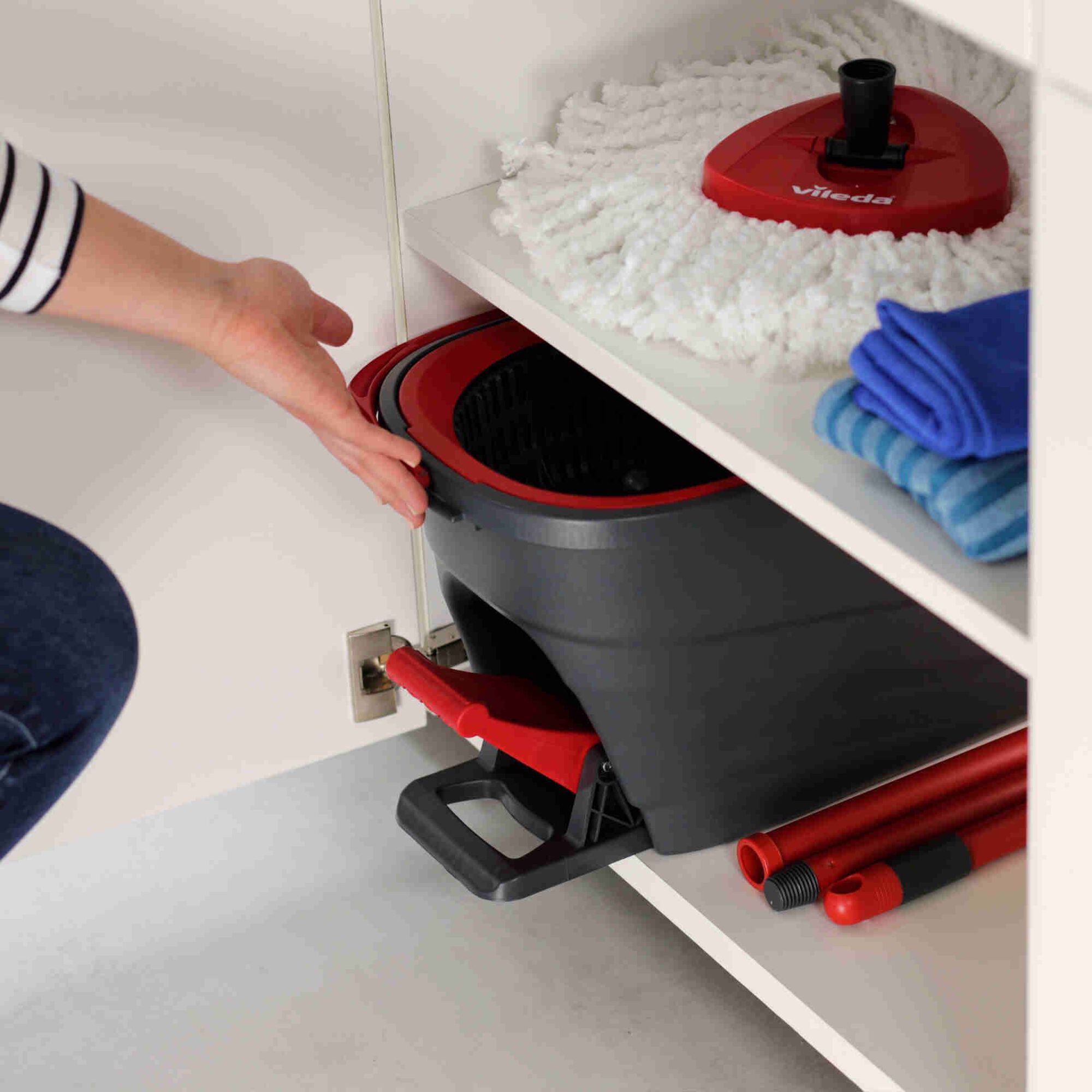 Sistema Turbo Smart Esfregona Microfibras e Balde com pedal Vileda