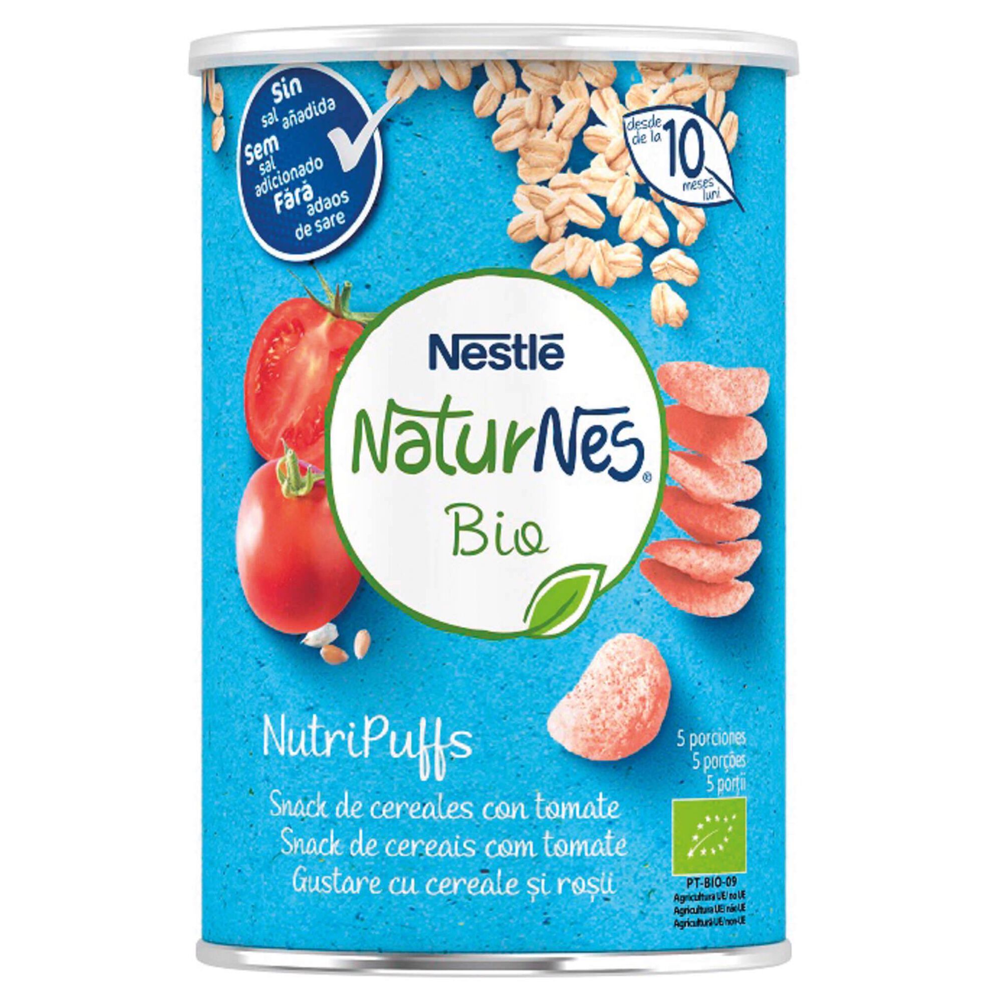 Snack para Bebé Tomate Naturnes Bio +10 Meses Snack para Bebé Tomate Naturnes Bio +10 Meses