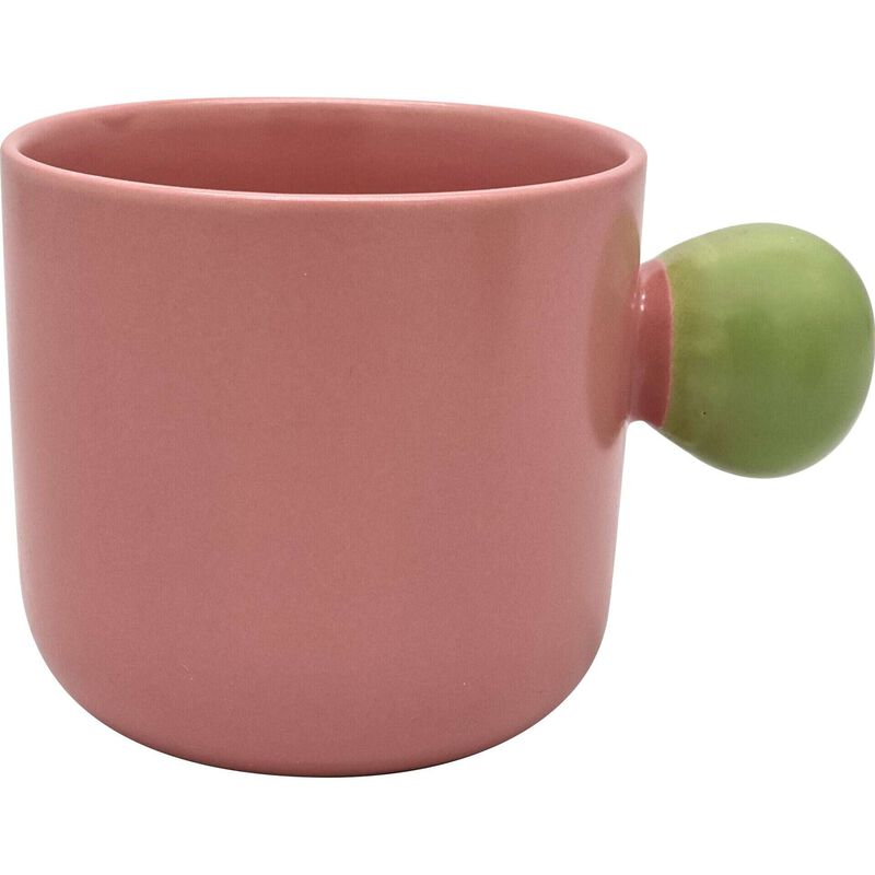 Caneca 450ml Asa com Bola Verde Kasa