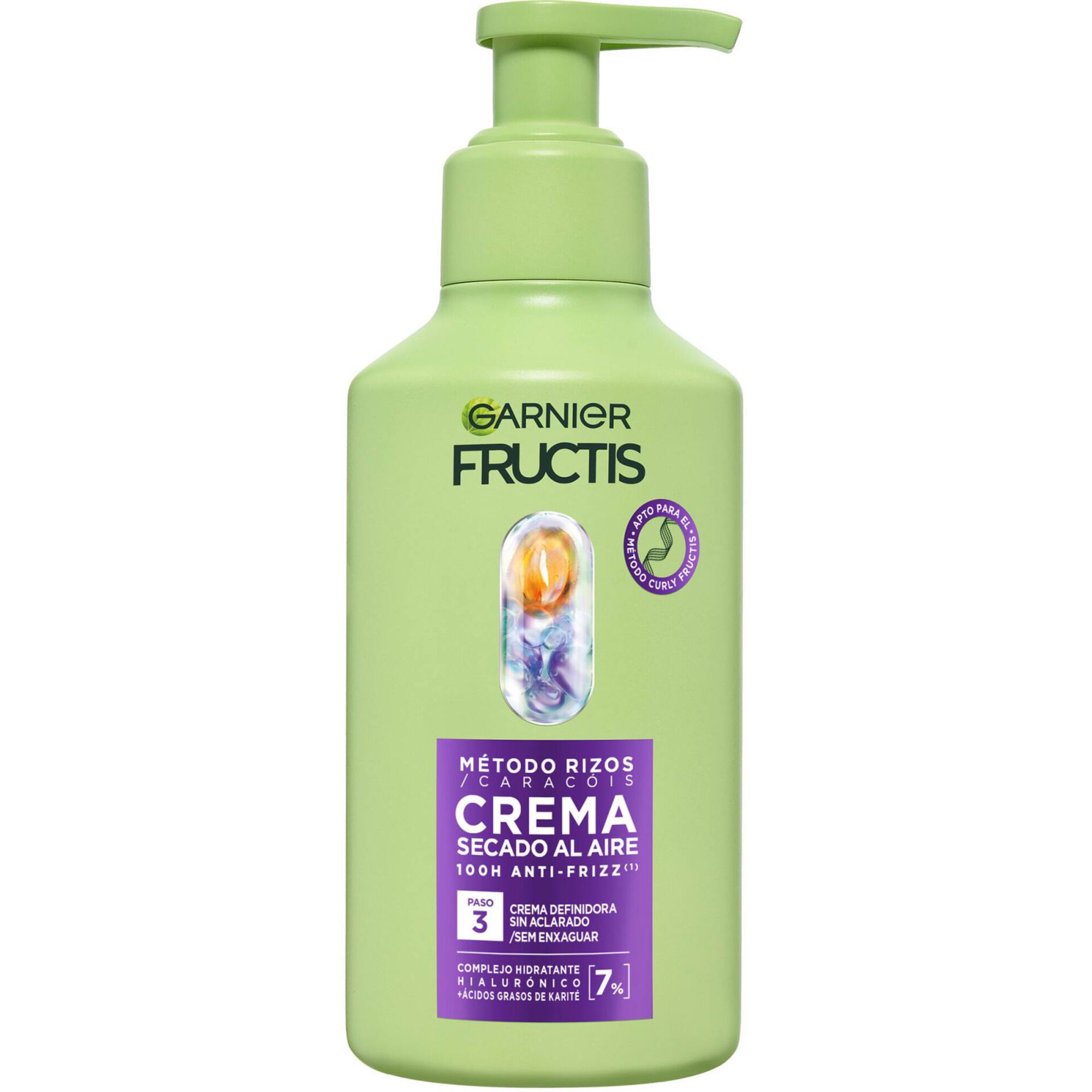 Creme de Secagem ao Ar M&eacute;todo Carac&oacute;is Garnier Fructis