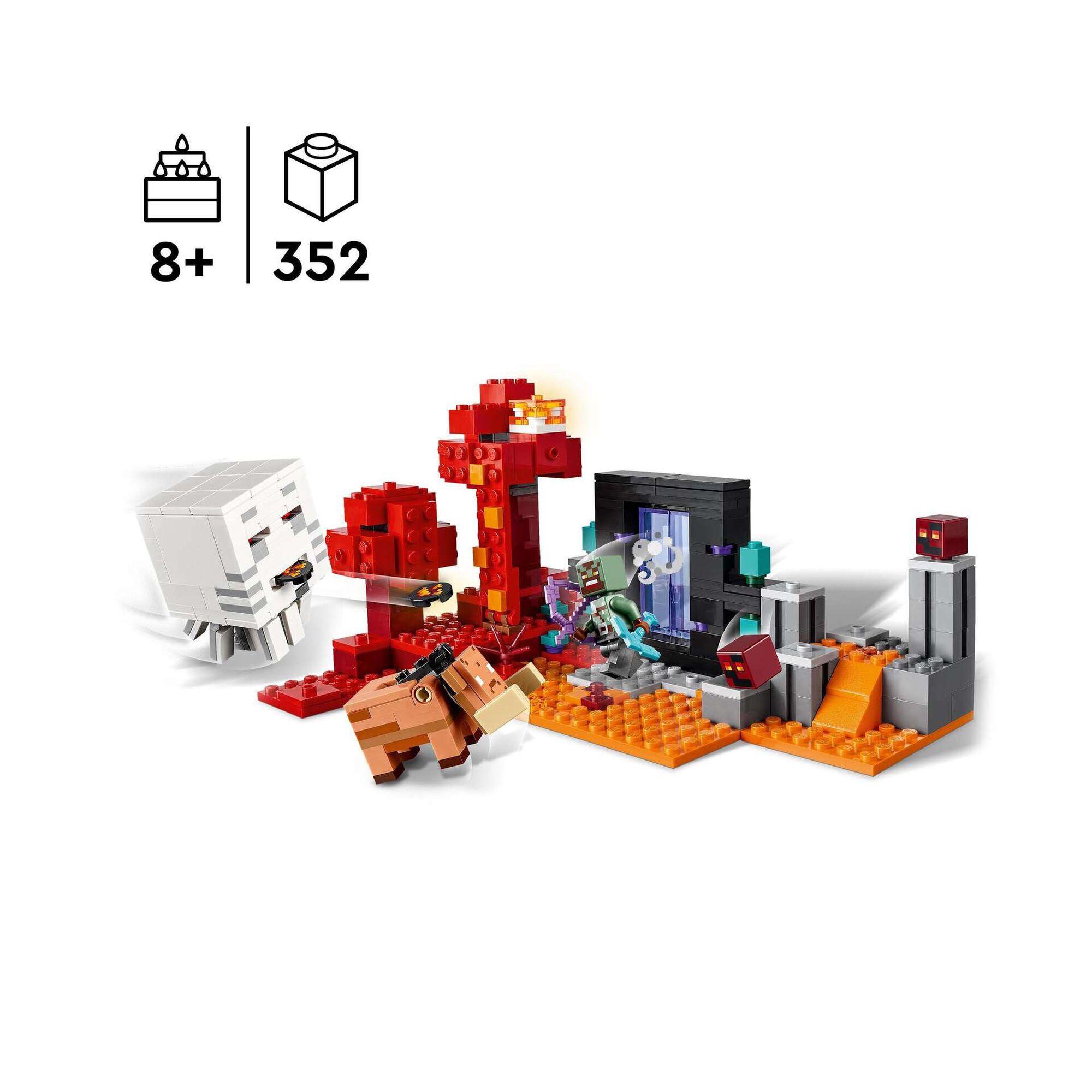 A Emboscada do Portal do Nether - 21255 A Emboscada do Portal do Nether - 21255