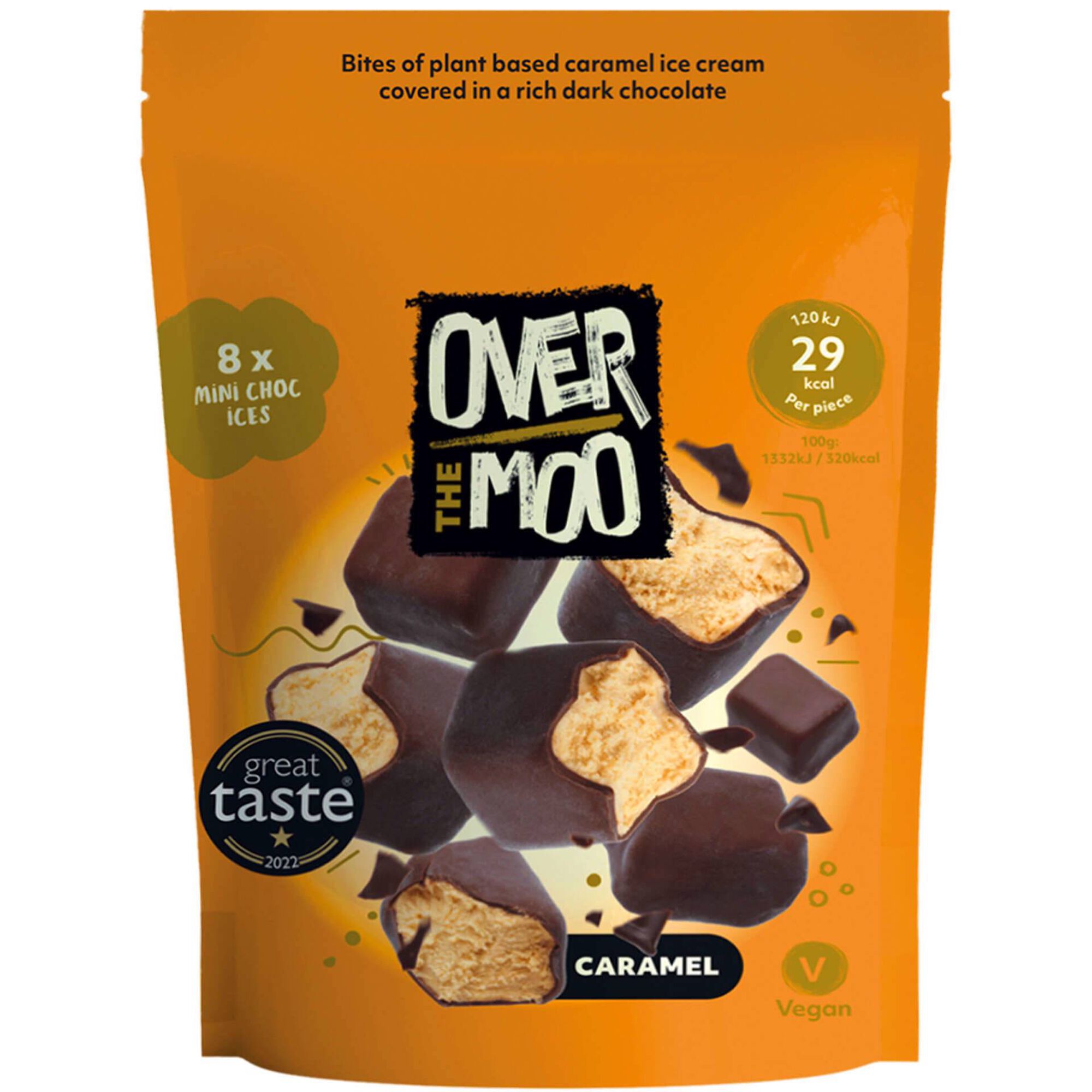 Gelado Bombom Chocolate Negro e Caramelo Vegan