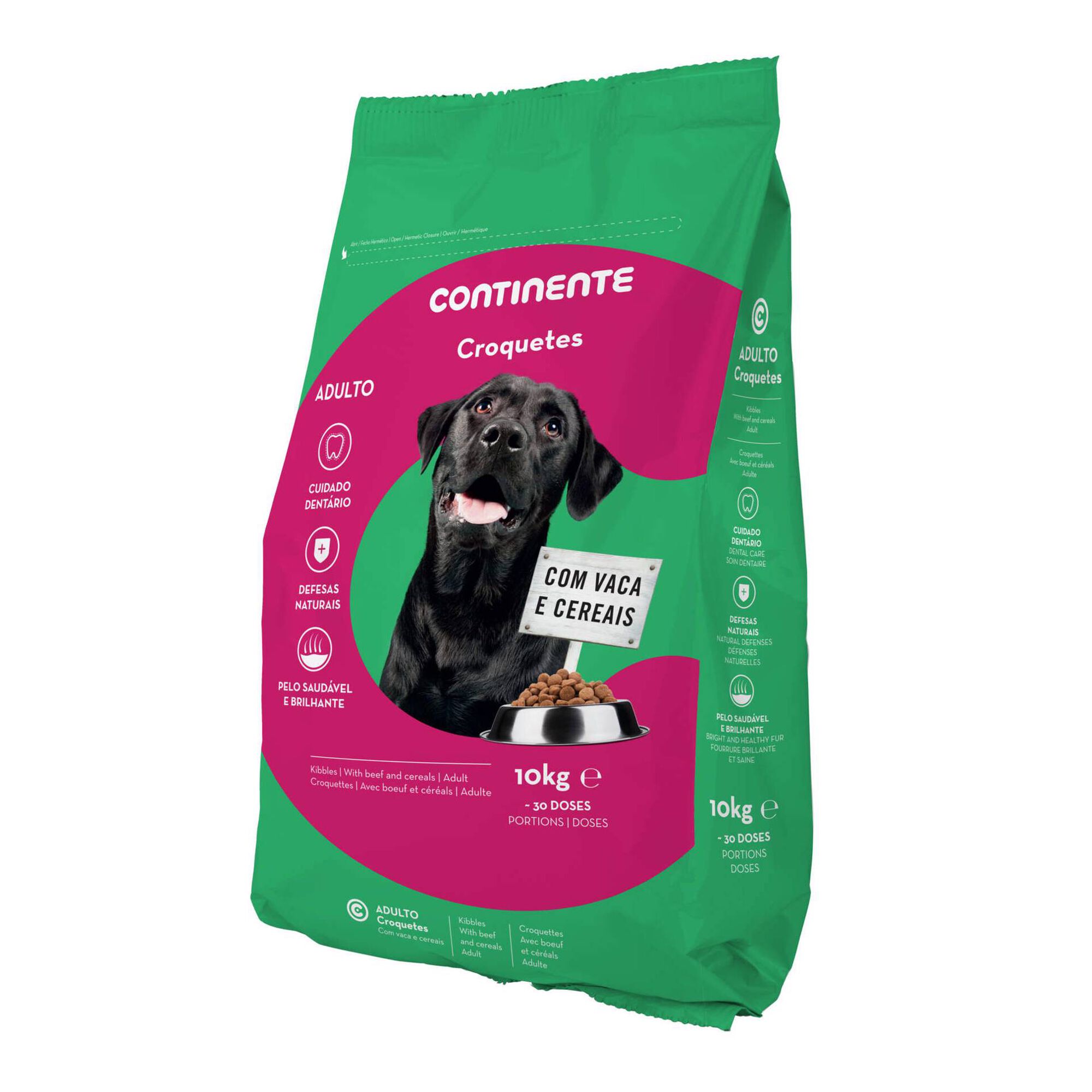 Ração para Cão Adulto Croquetes Vaca e Cereais Ração para Cão Adulto Croquetes Vaca e Cereais