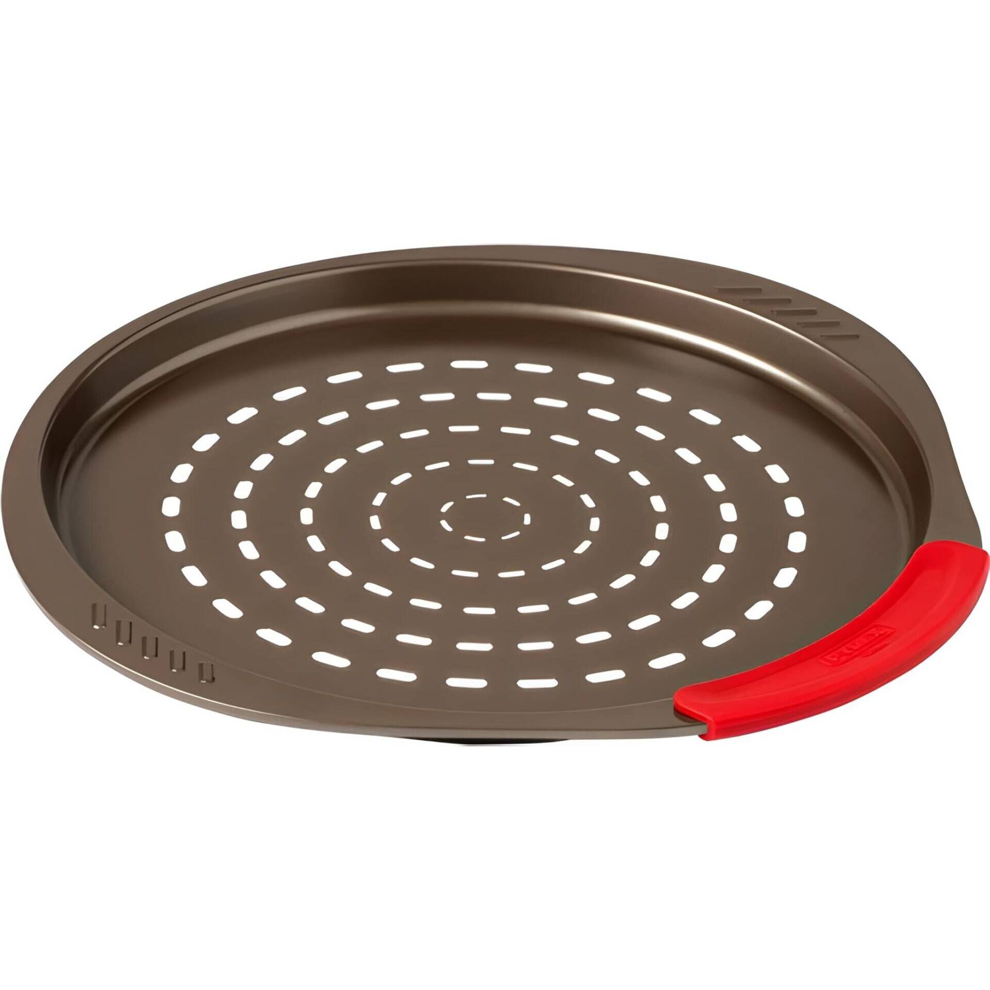 Forma Pizza Metal 32cm Castanha Asimetria Pyrex