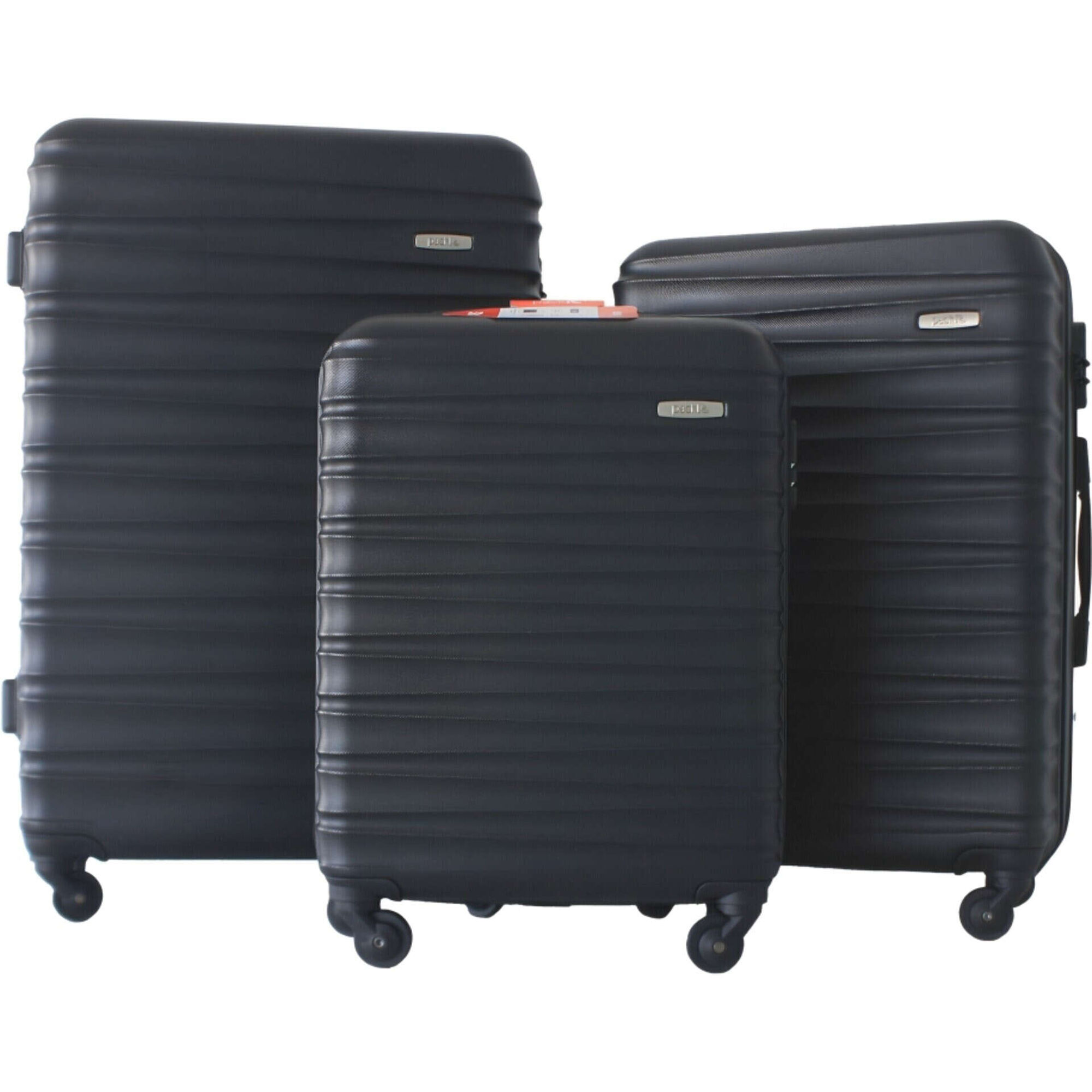 Conjunto 3 Malas de Viagem Oslo Cabine+M&eacute;dia+Grande Pack It