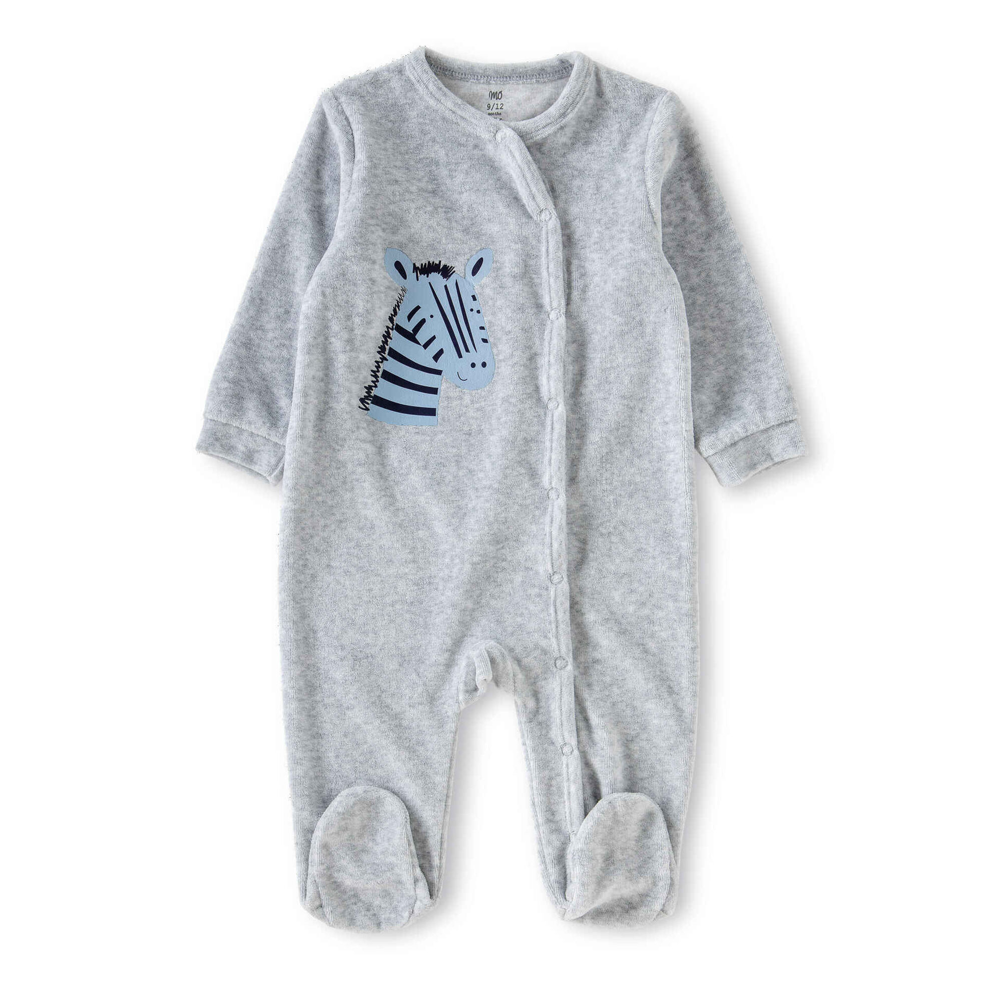 Babygrow Zebra Cinza Babygrow Zebra Cinza