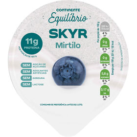 Iogurte Skyr Mirtilo Continente Equil&iacute;brio