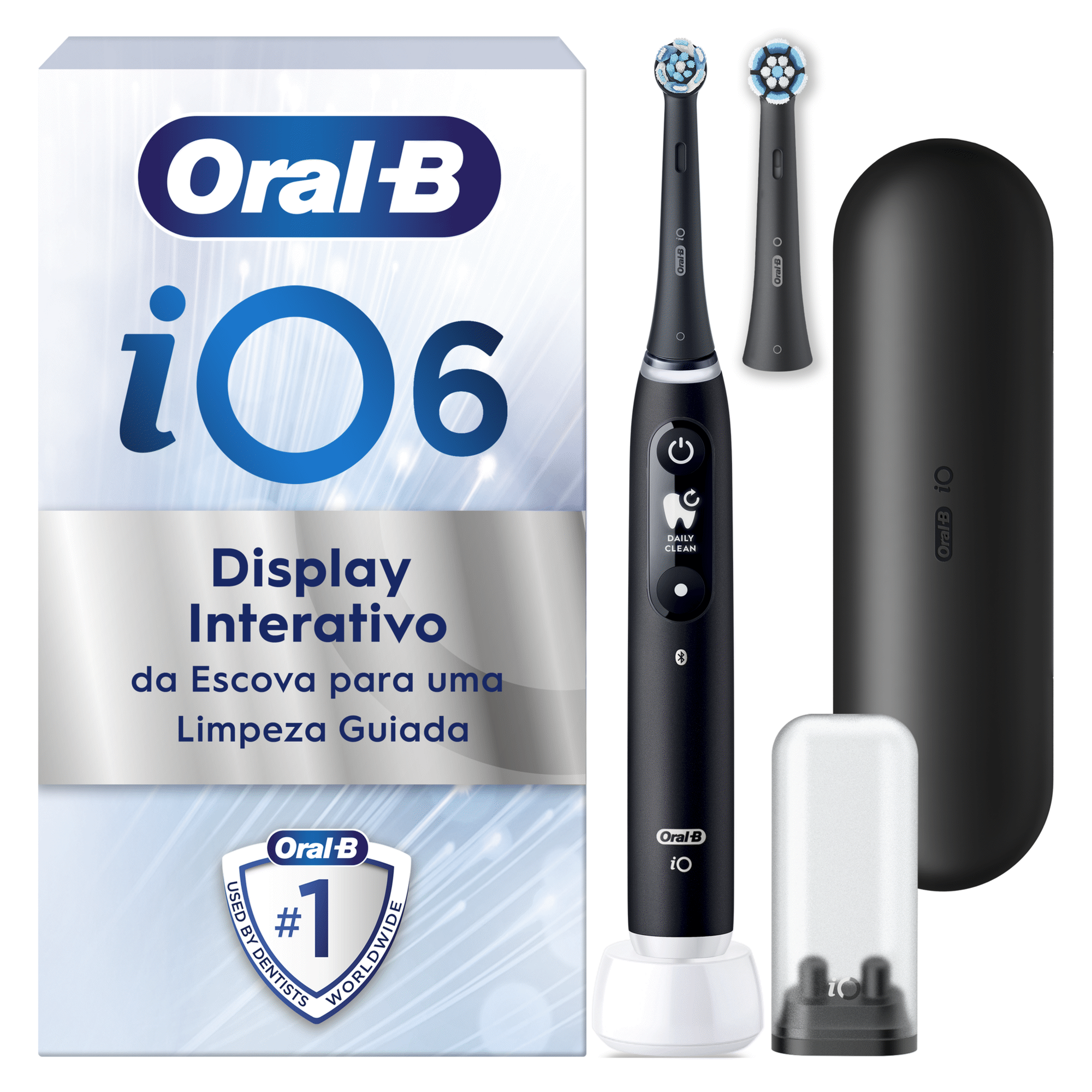 Escova de Dentes El&eacute;trica iO6 Preta Oral-B