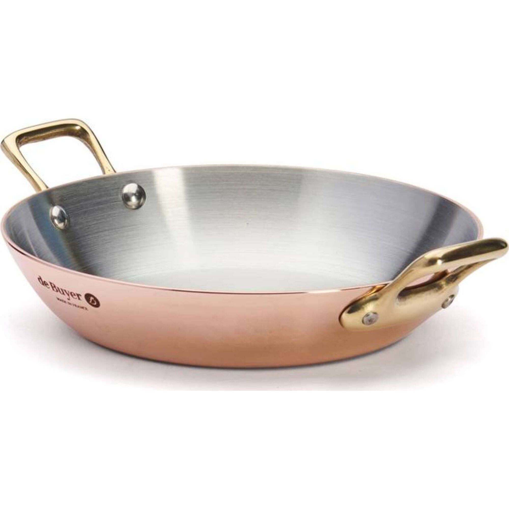 Frigideira com Asa Cobre e Inox 16 cm Inocuivre deBuyer