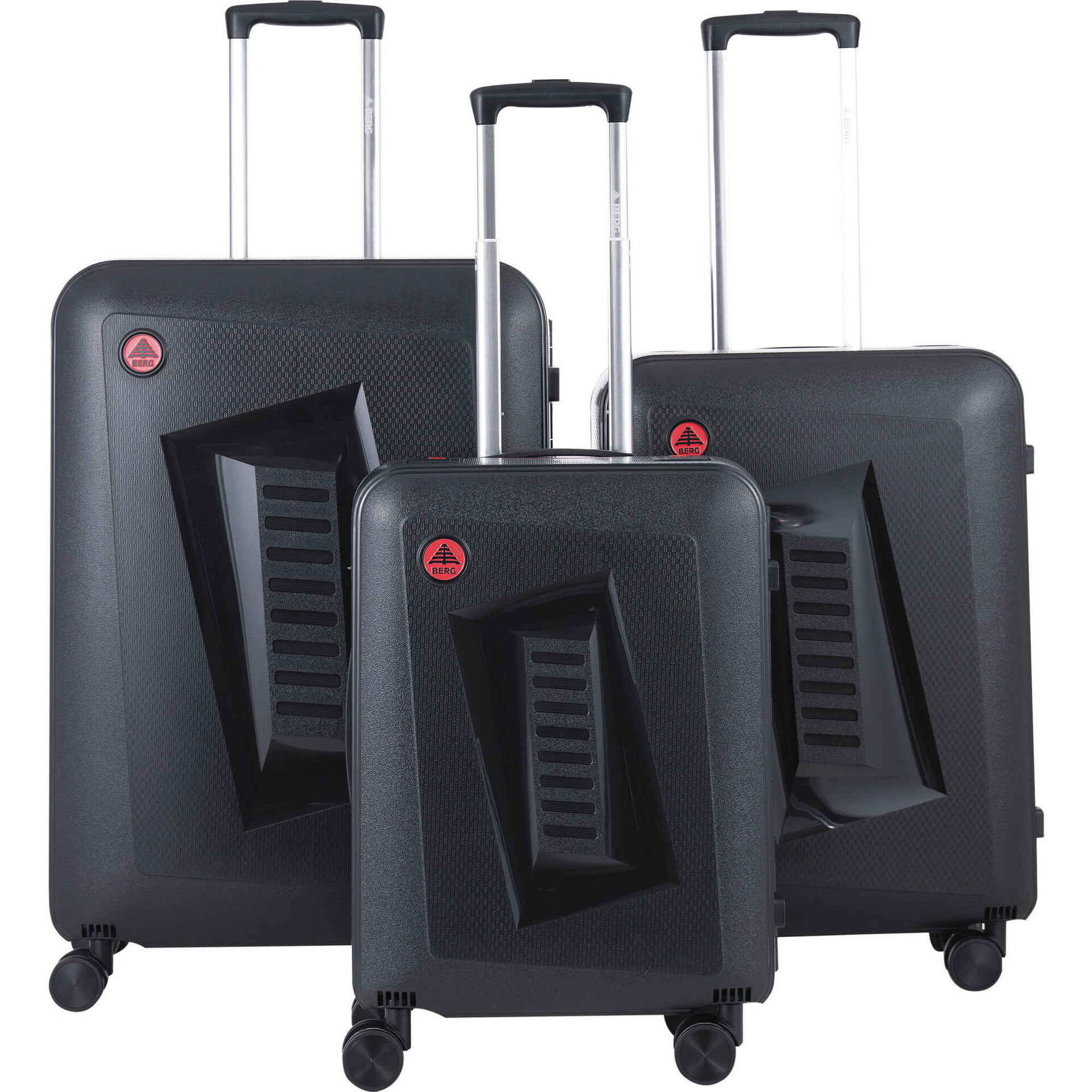 Mala de Viagem Grande 8 Rodas Preta Trunk Berg