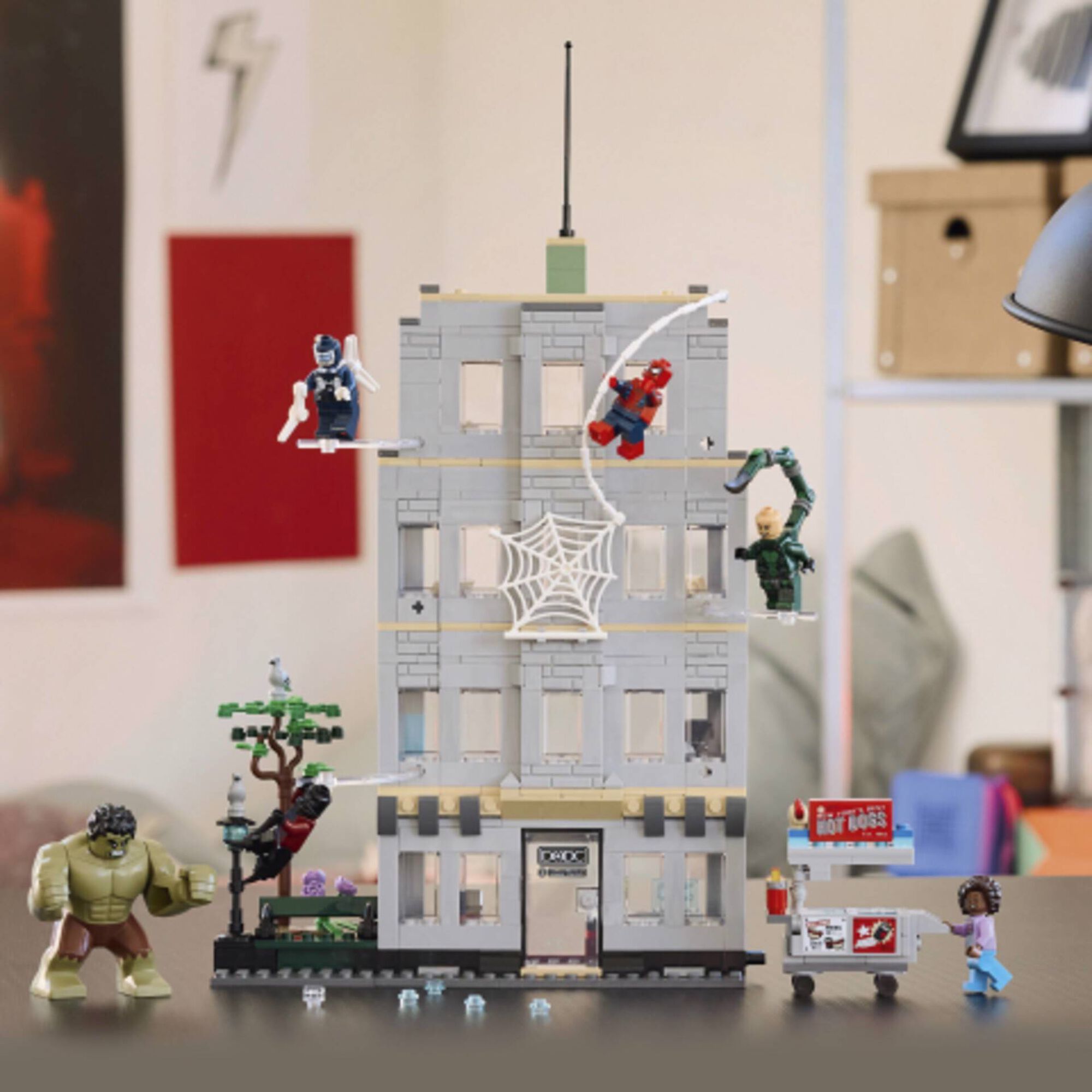 LEGO Marvel - Confronto &Eacute;pico do Spider-Man contra Hulk - 76350