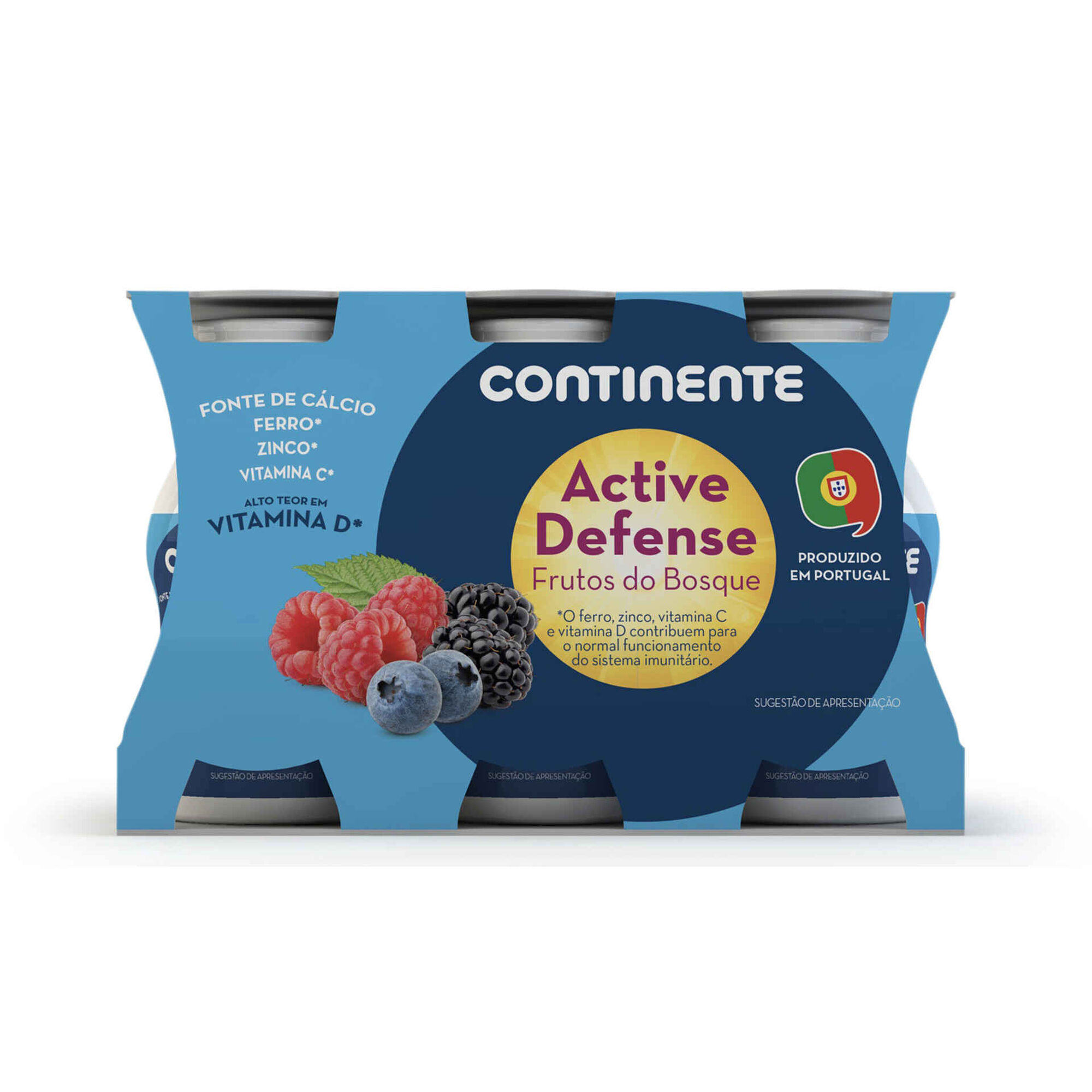 Iogurte Líquido Active Defense Frutos do Bosque
