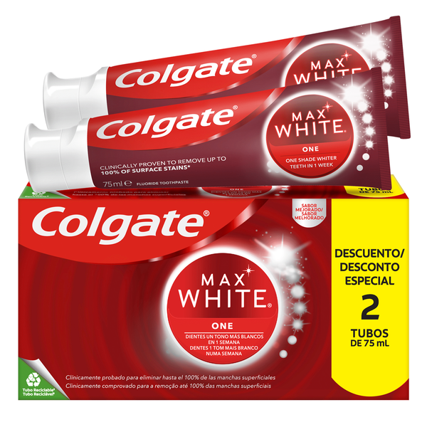 Pasta de Dentes One Colgate Max White
