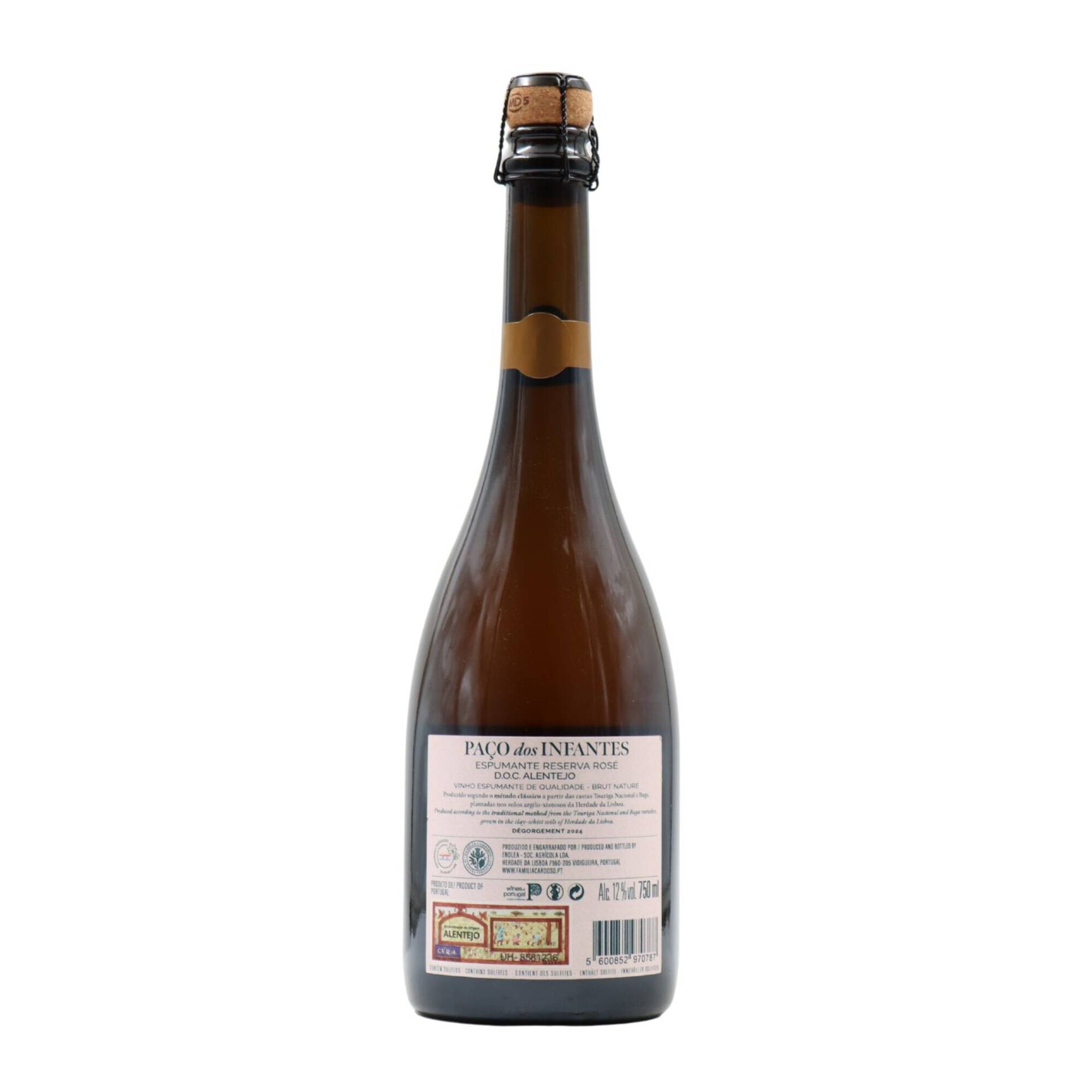 Pa&ccedil;o Dos Infantes Reserva Espumante Alentejo Bruto Ros&eacute;