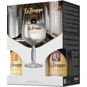 Cerveja com &Aacute;lcool Conjunto e Copo La Trappe