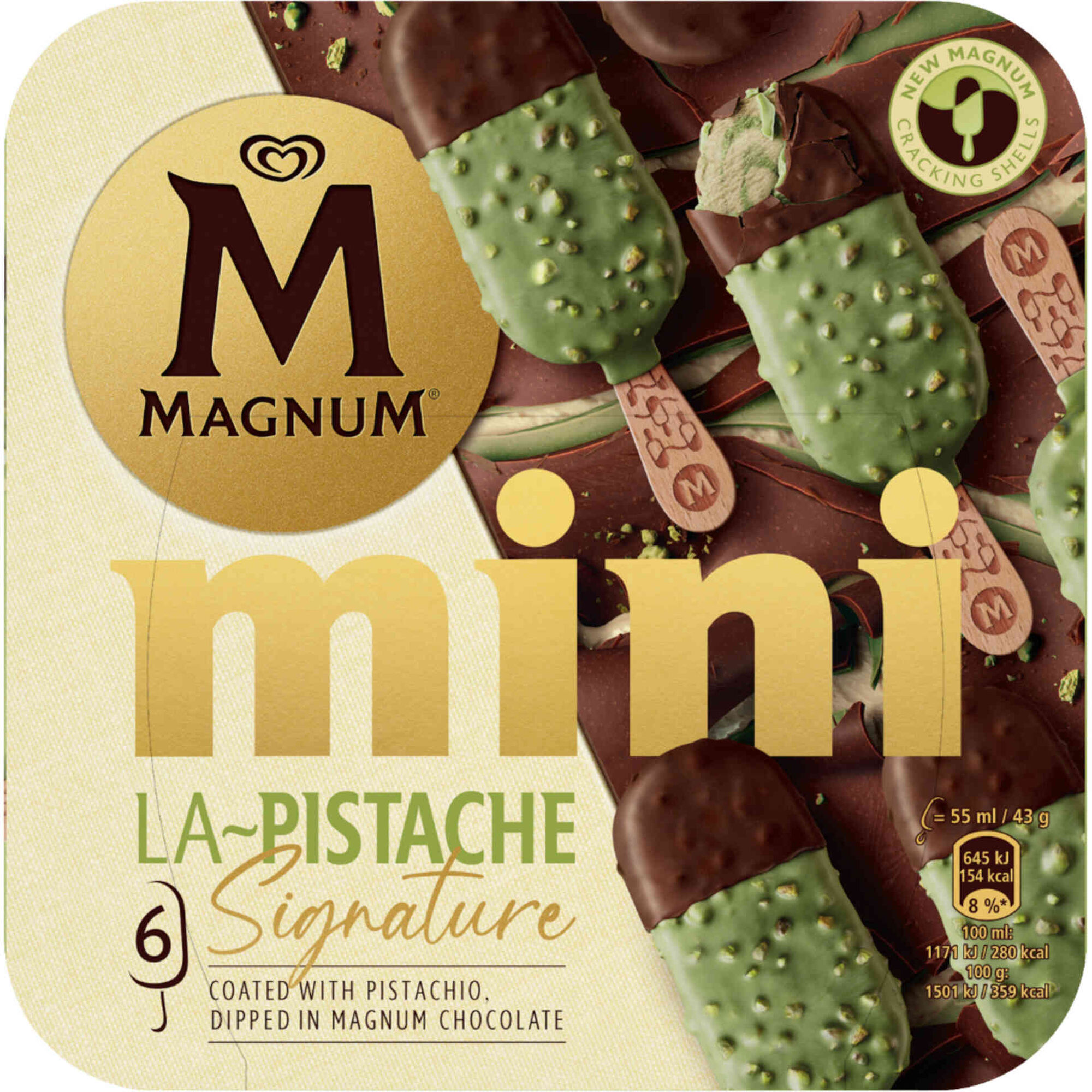 Gelado de Pist&aacute;cio Magnum Mini