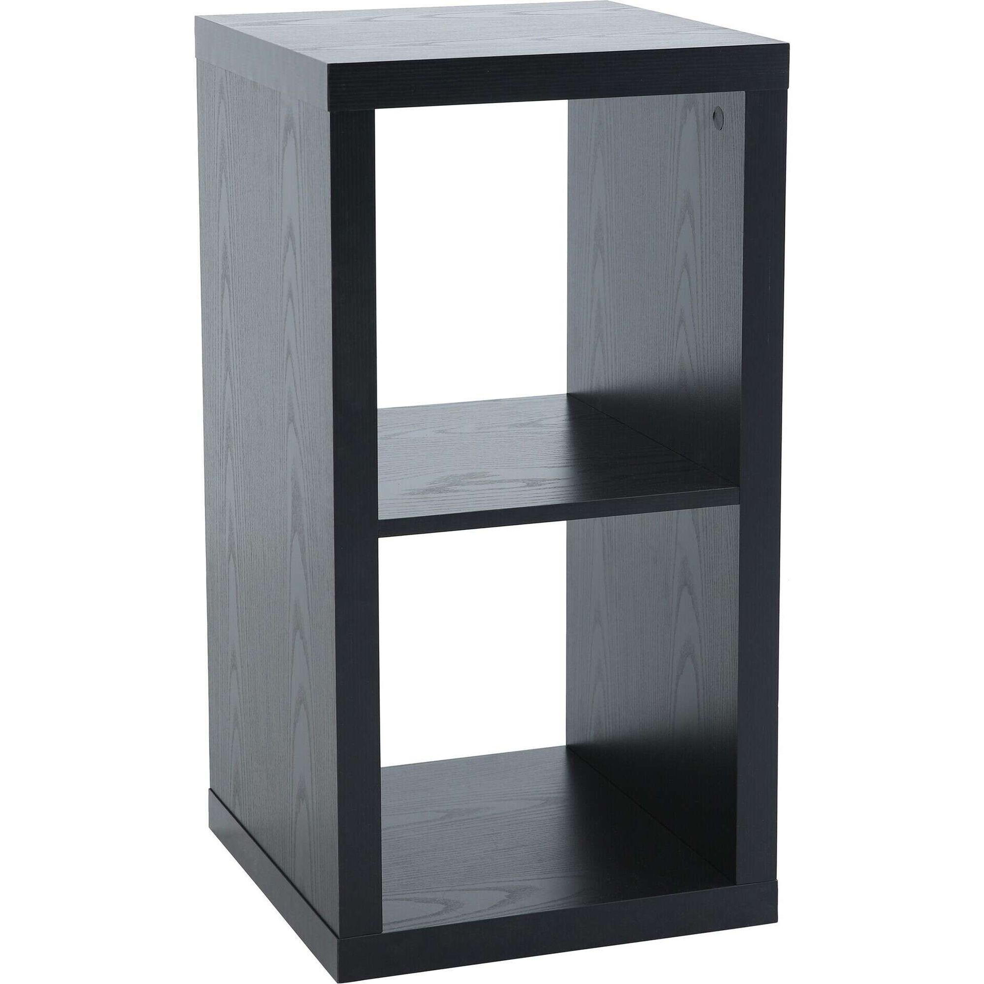 Estante 1x2 Preta Cubos