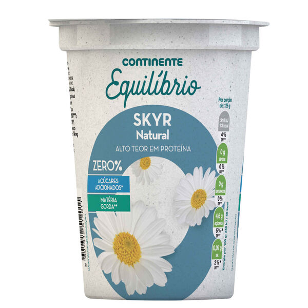 Iogurte Skyr Natural Continente Equilíbrio
