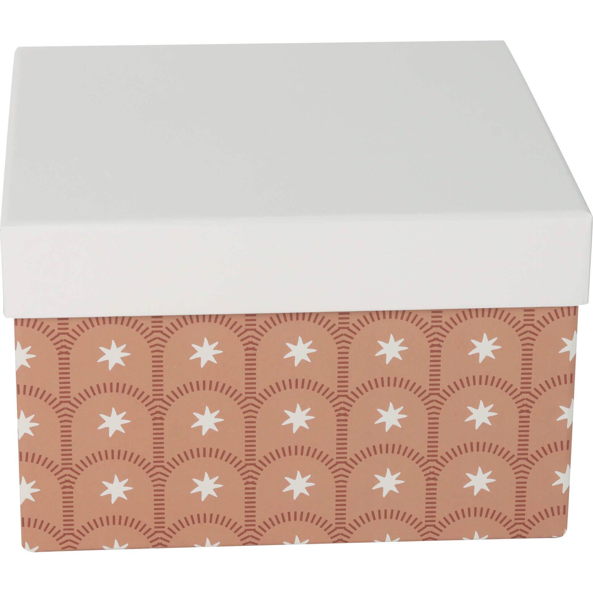 Caixa Cartão  20x20x12,5cm Arcos Rust