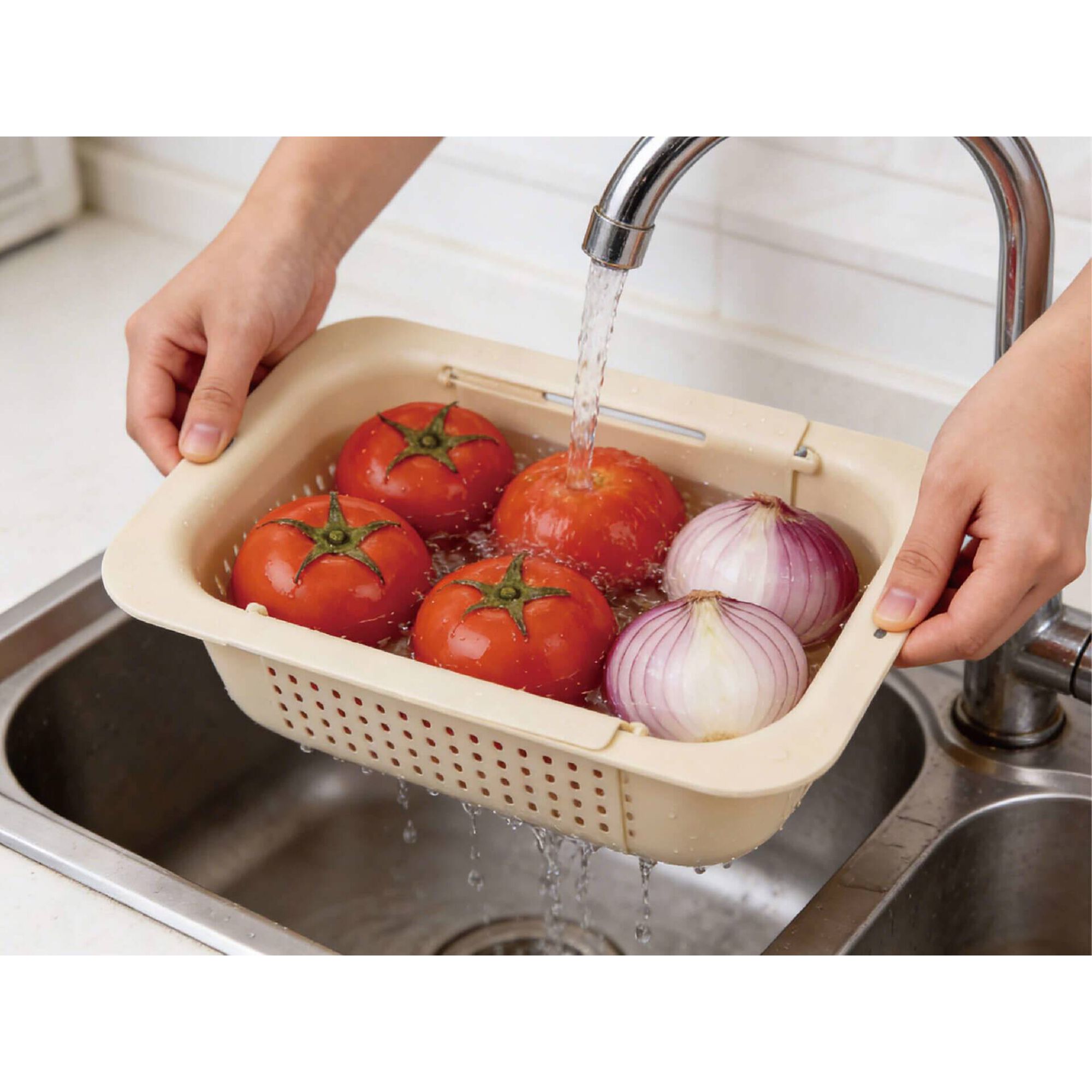 Escorredor Extens&iacute;vel para Alimentos Echo