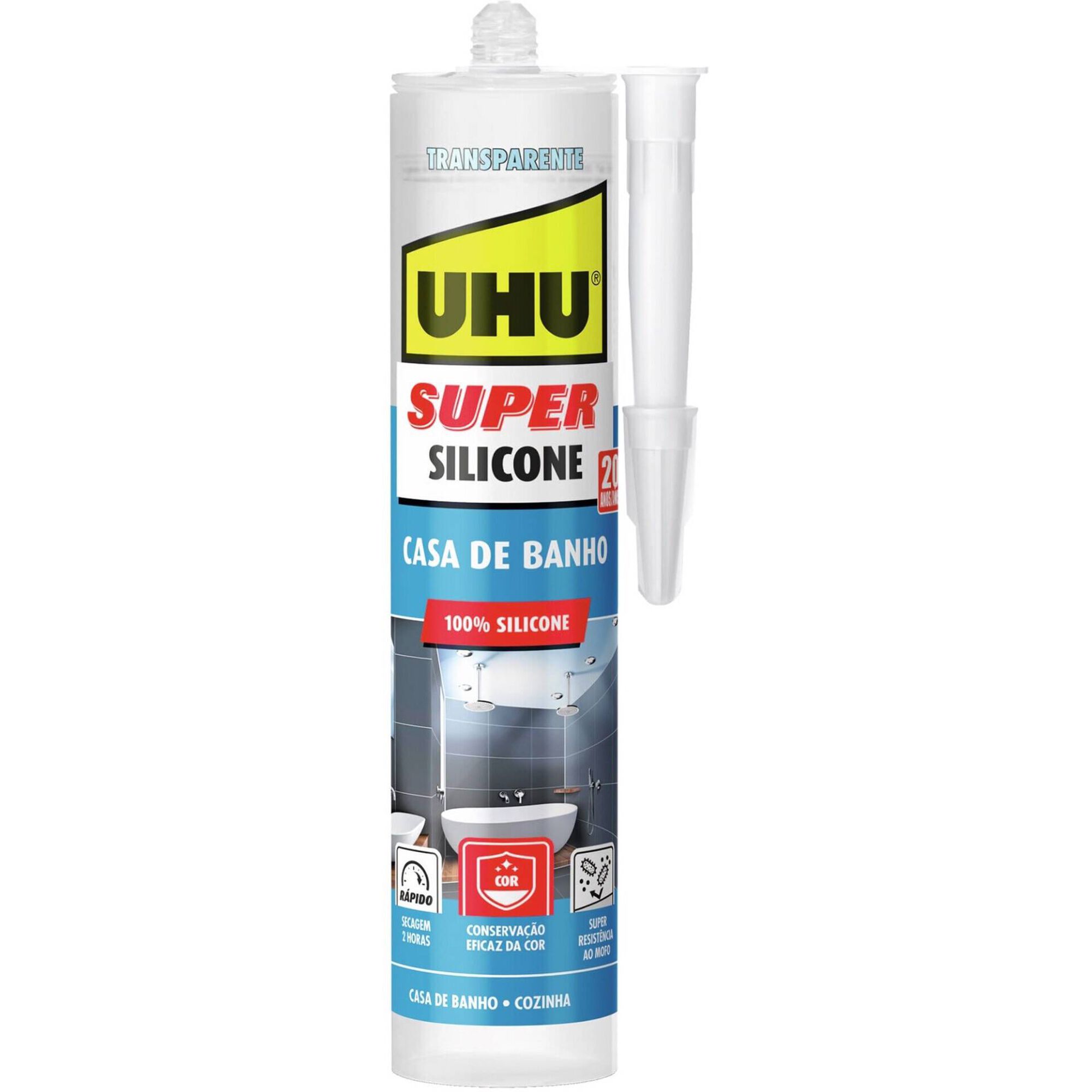 Super Silicone WC Transparente UHU
