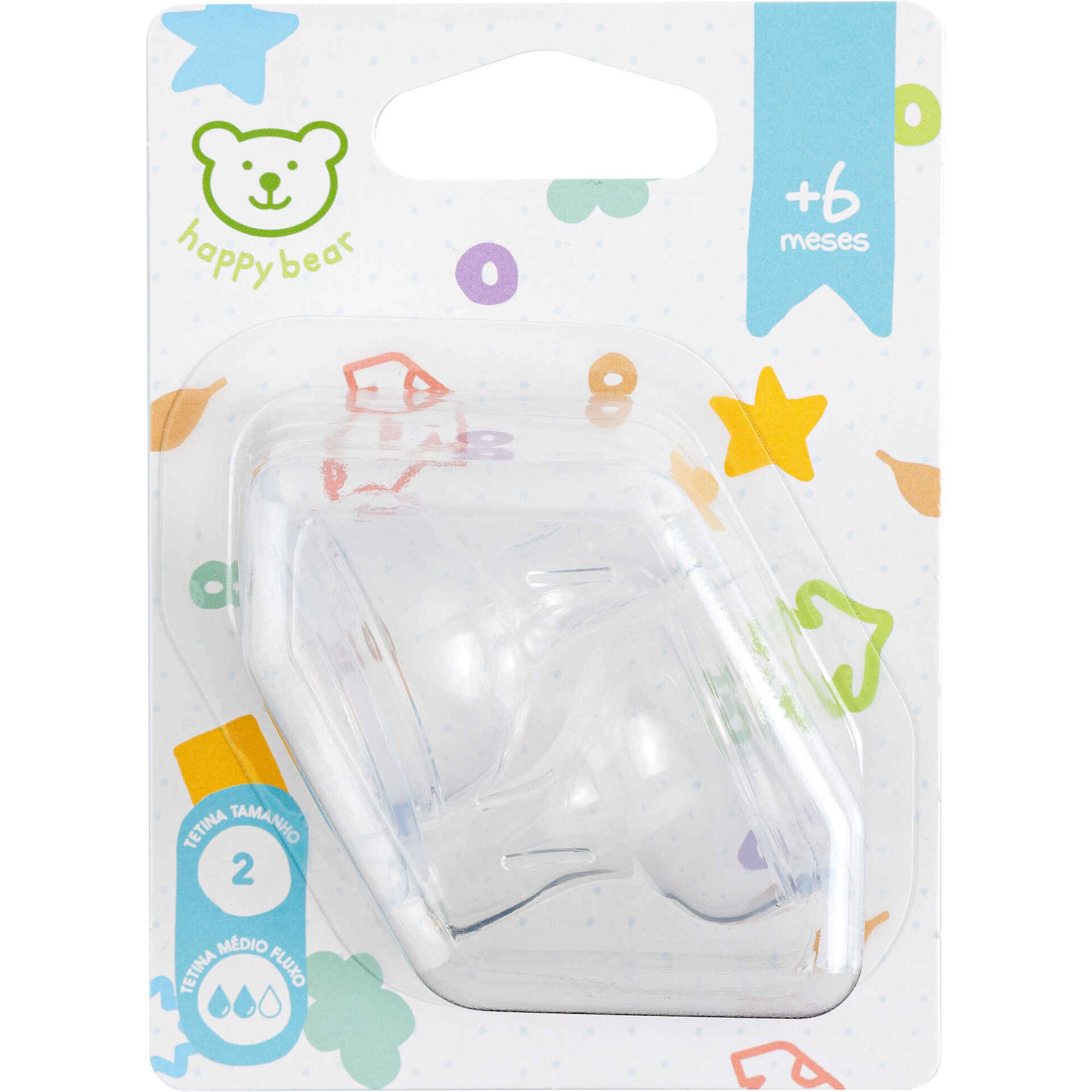 Conjunto 2 Tetinas Silicone Fluxo Sopa/Papa Conjunto 2 Tetinas Silicone Fluxo Sopa/Papa