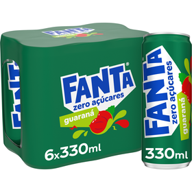 Refrigerante com G&aacute;s em Lata Guaran&aacute; sem A&ccedil;&uacute;car Fanta