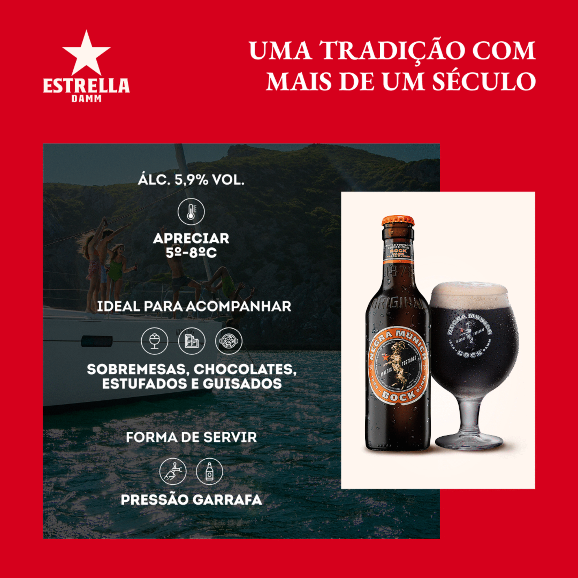 Cerveja com &Aacute;lcool Estrella Damm