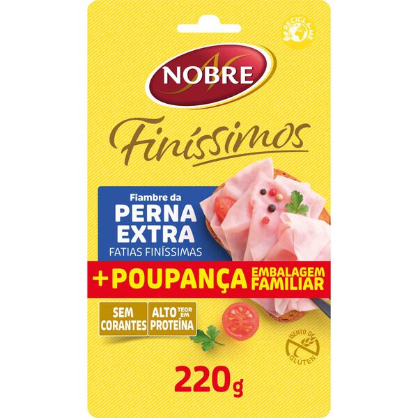 Fiambre da Perna Extra Fatias Finas Nobre