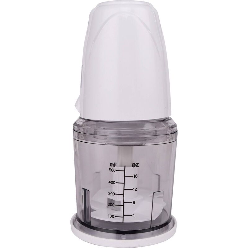 Picadora Elétrica 500ml 260W Branca Bazarão