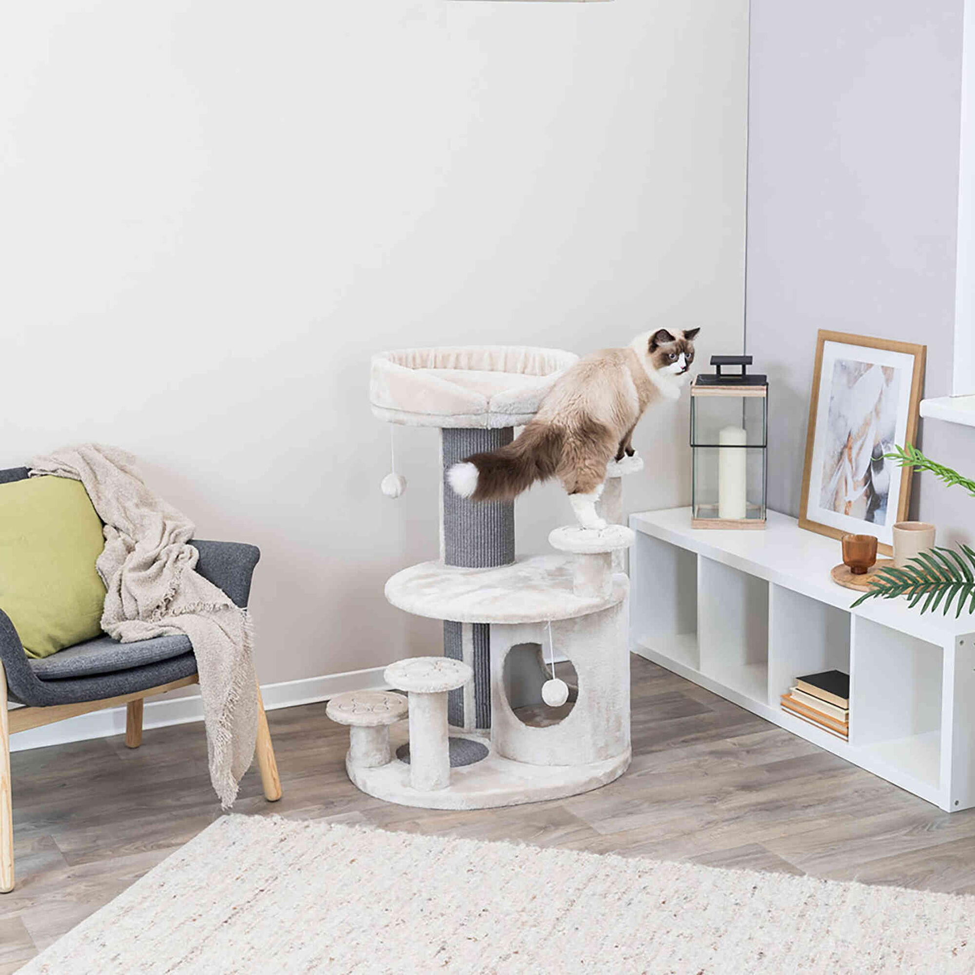 Arranhador para Gato Emil Cinza