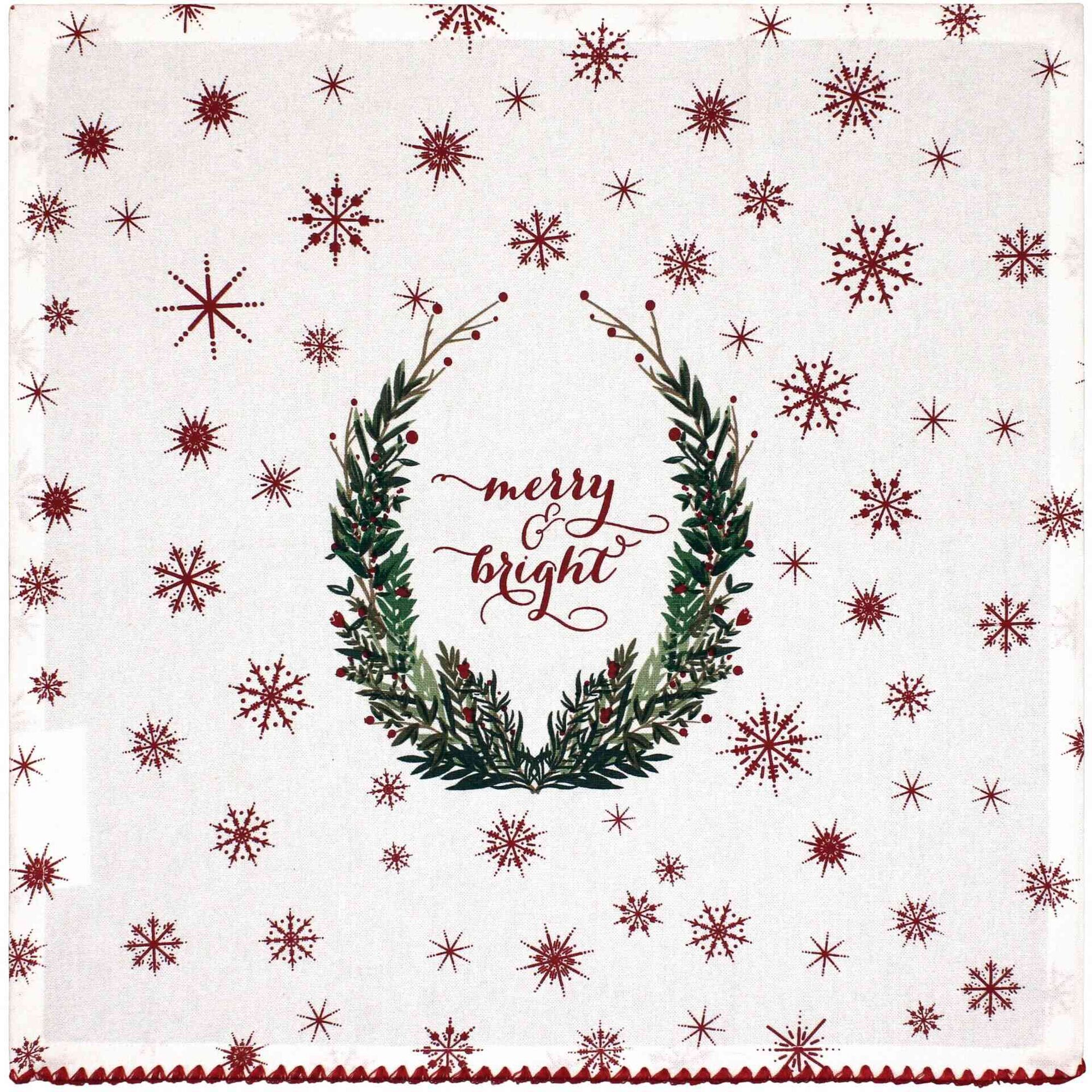 Conjunto 4 Guardanapos Christmas