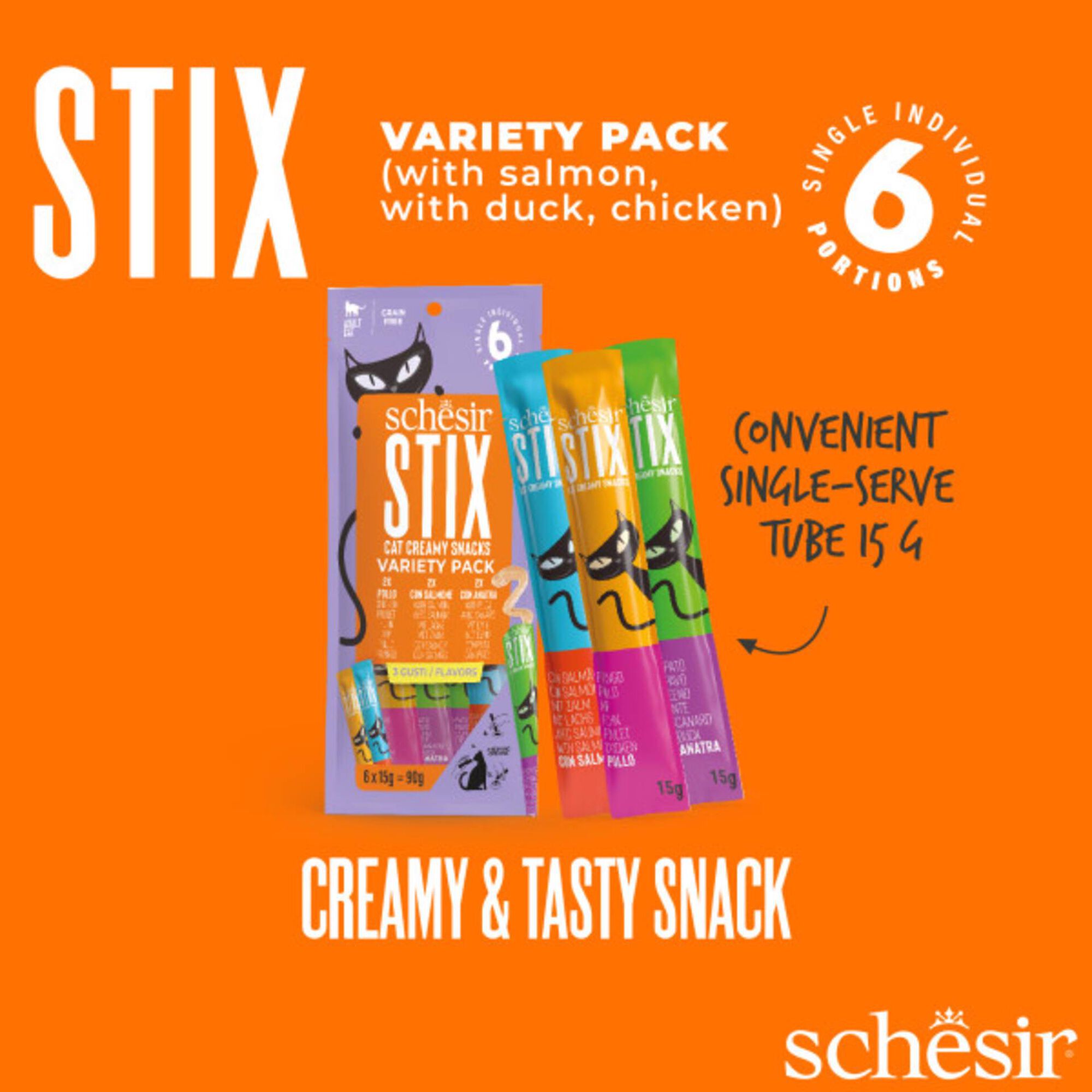 Pur&eacute; para Gato Stix Schesir