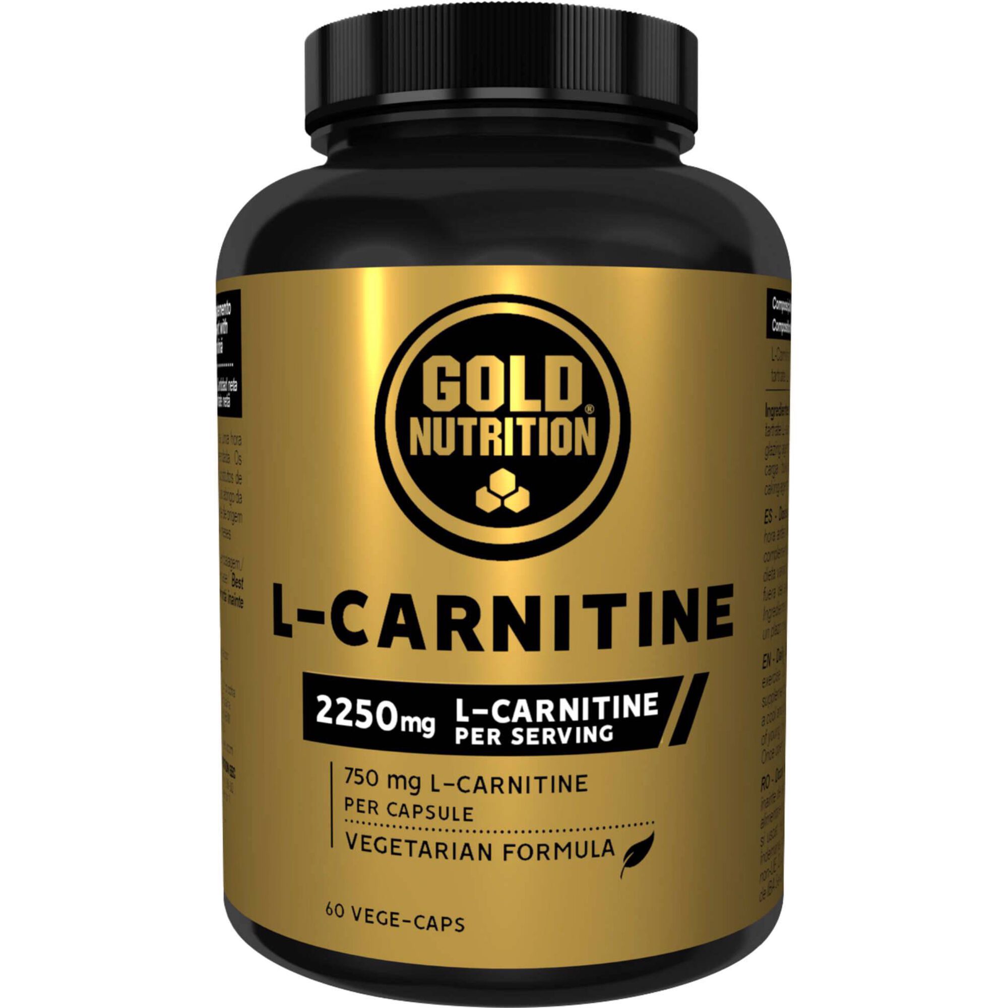 Suplemento L-Carnitine C&aacute;psulas Gold Nutrition